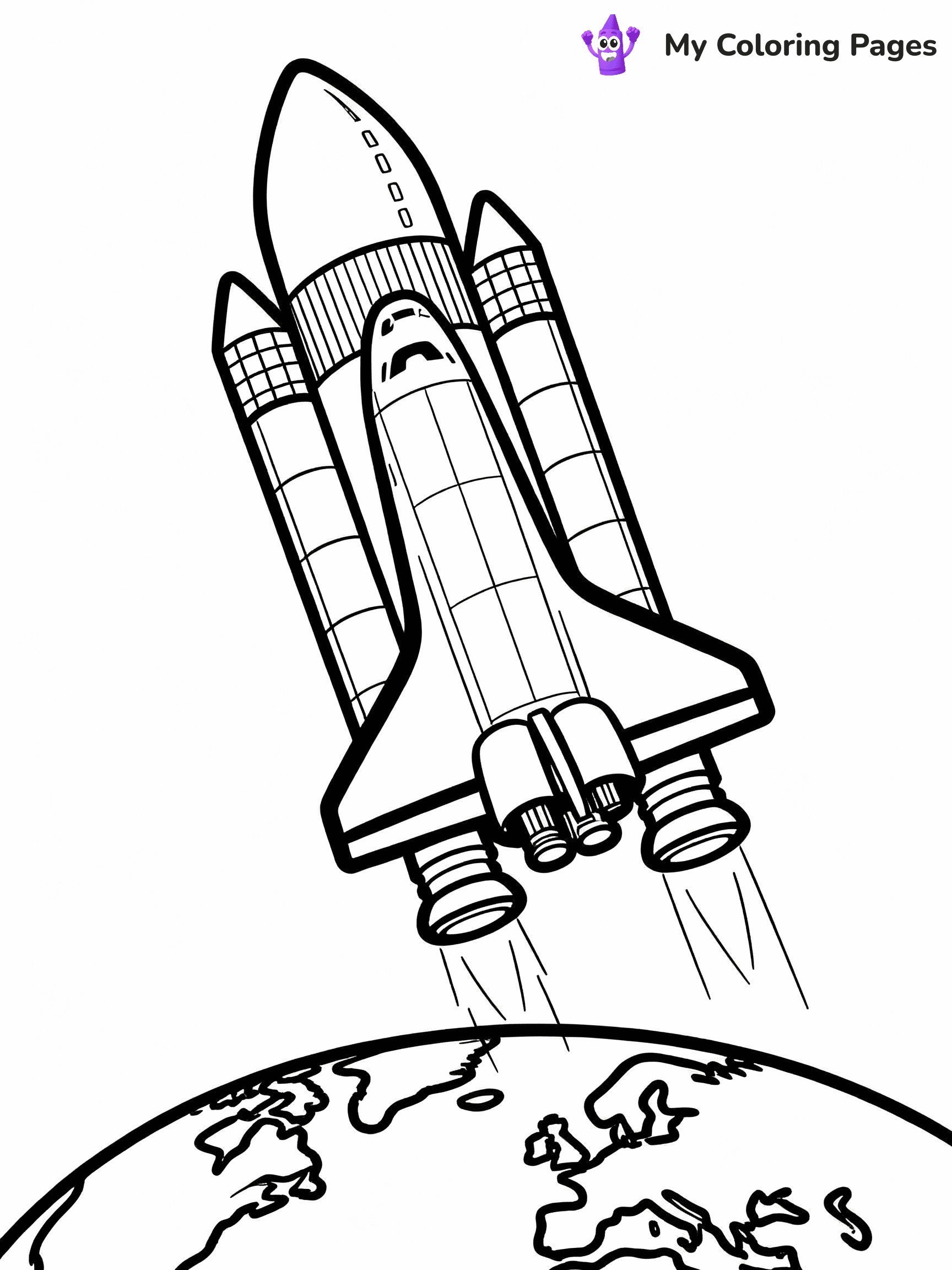 Rocket Coloring Pages - 10