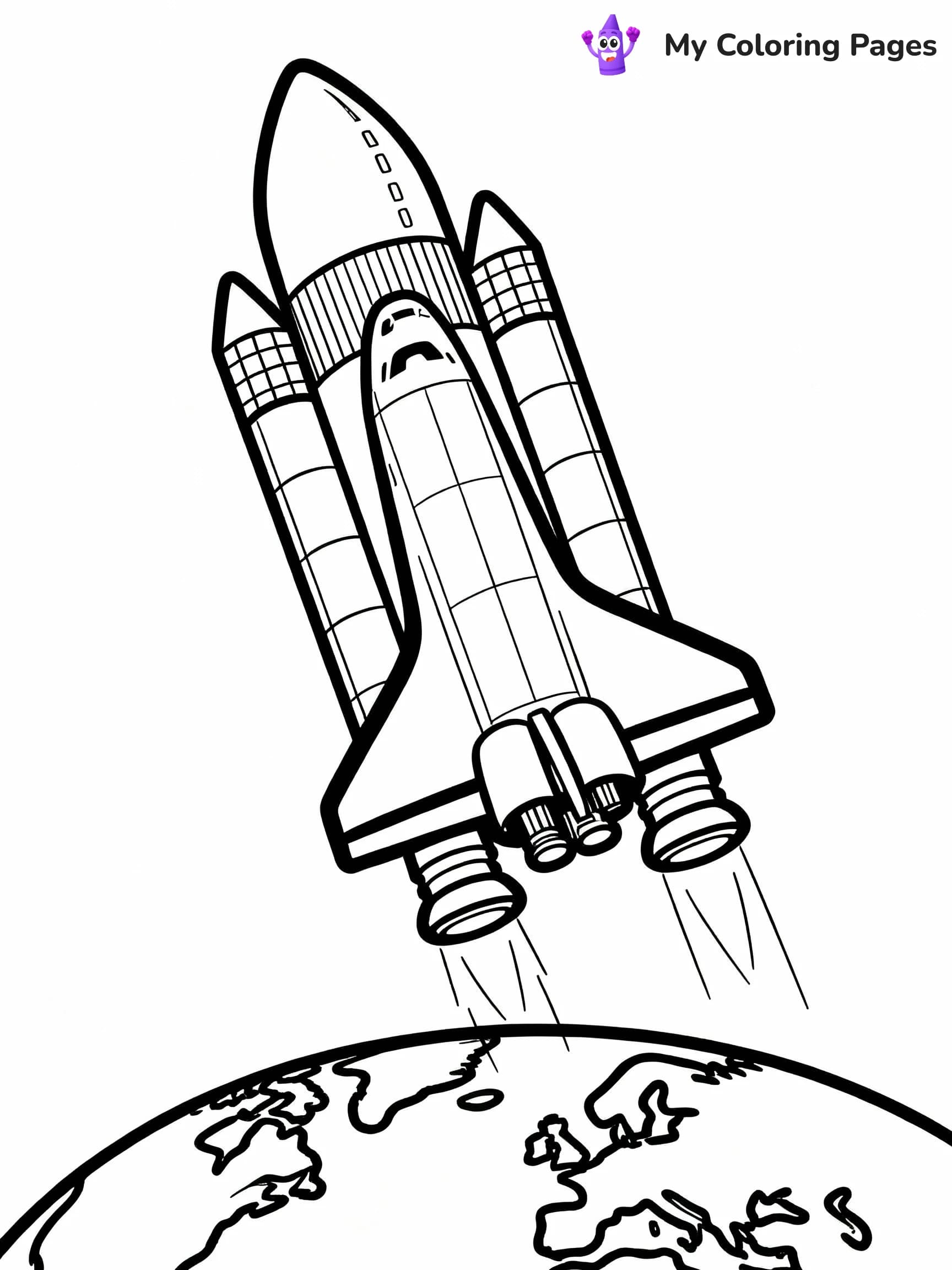 Rocket Coloring Pages - 11
