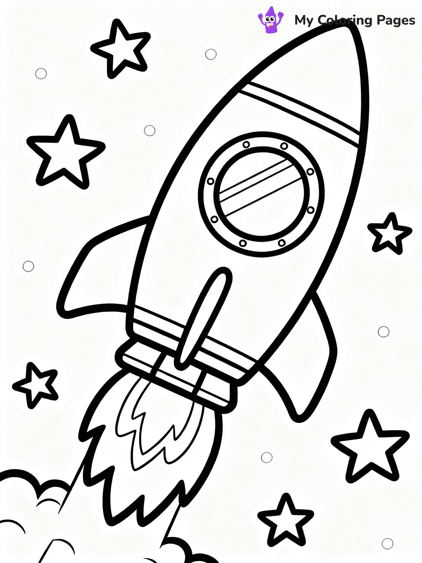 Rocket Coloring Pages - 3