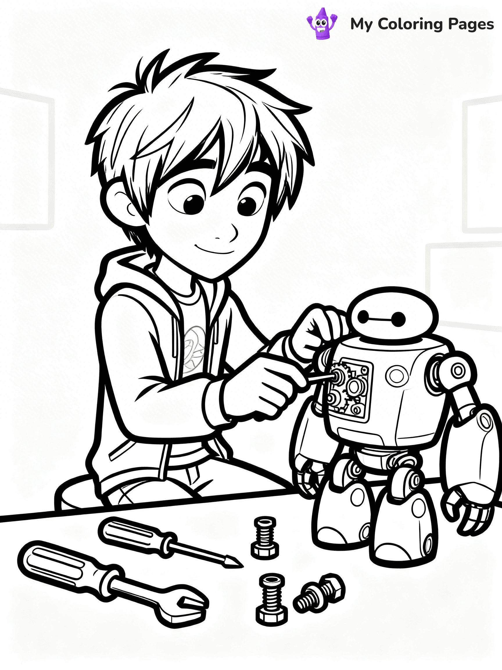 Big Hero 6 Coloring Pages - 19