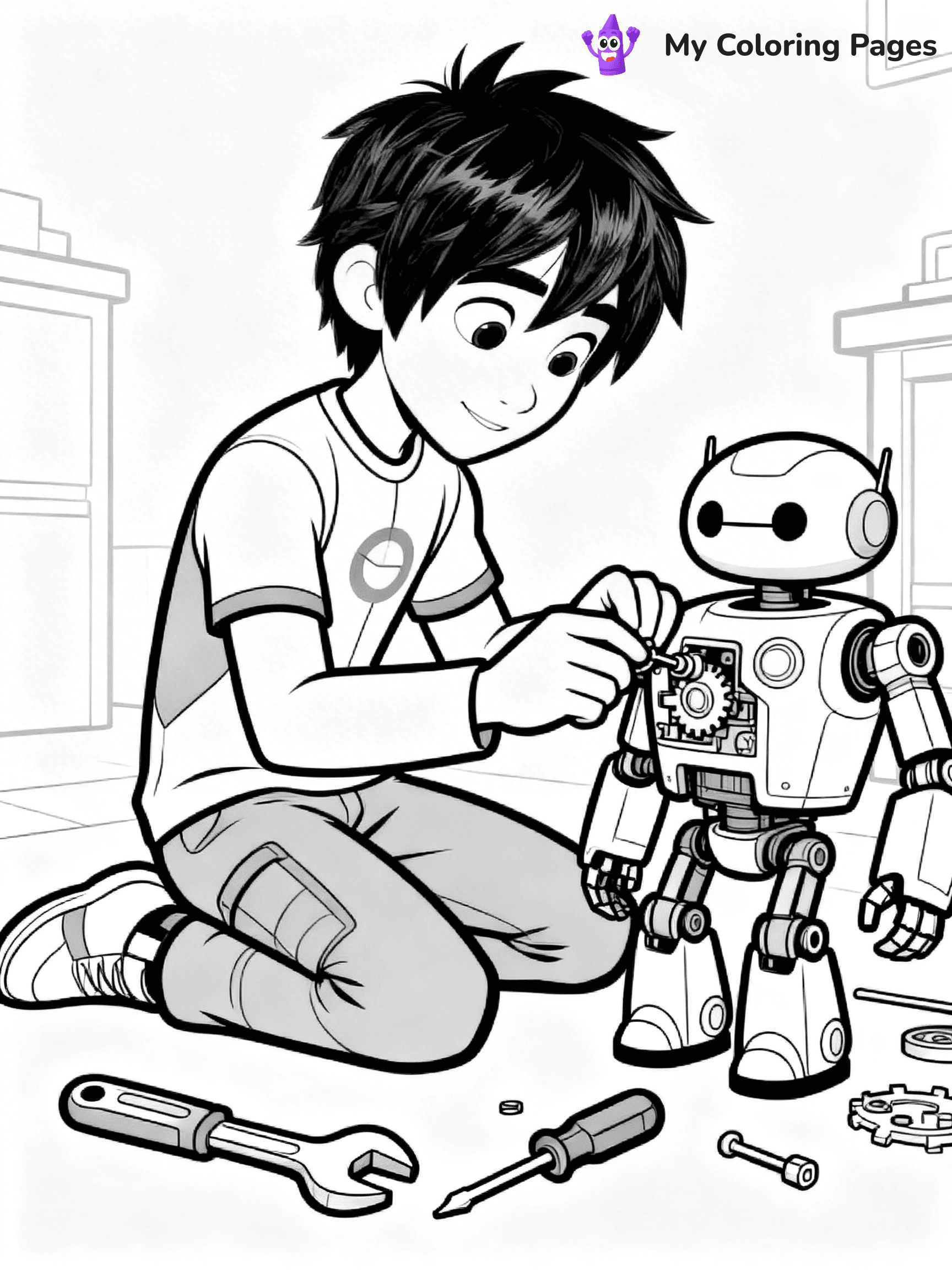 Big Hero 6 Coloring Pages - 18