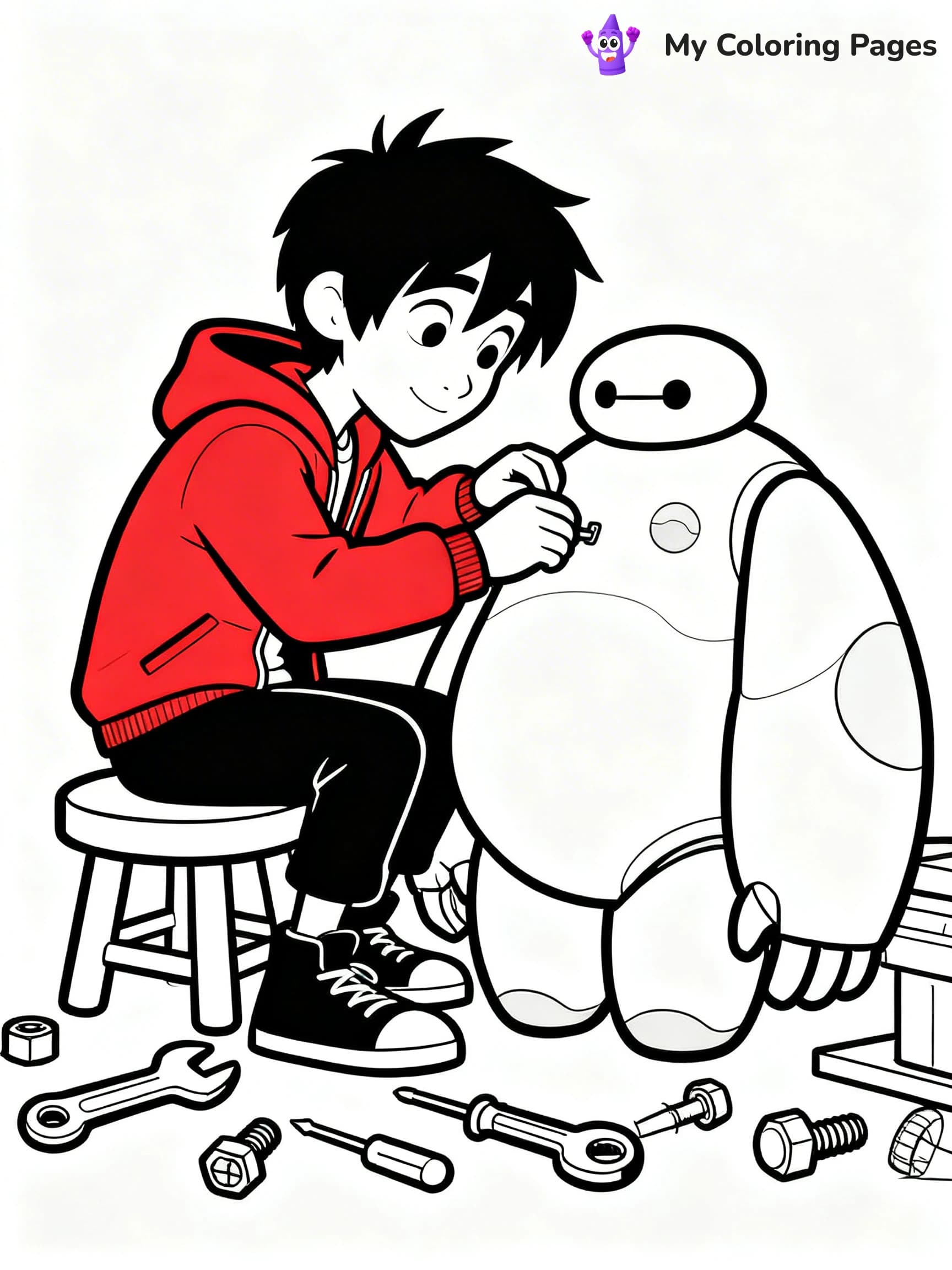 Big Hero 6 Coloring Pages - 16