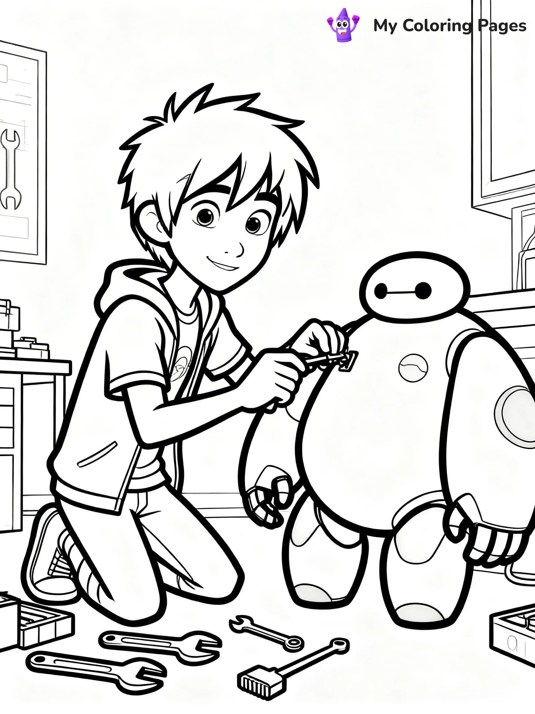 Big Hero 6 Coloring Pages - 15