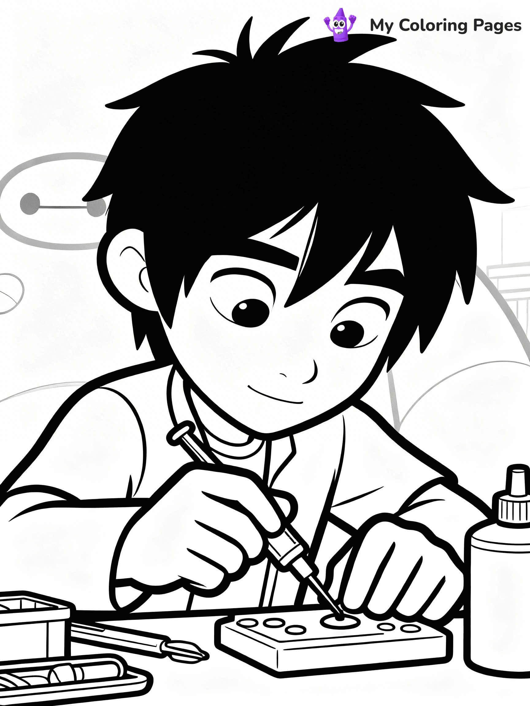 Big Hero 6 Coloring Pages - 9