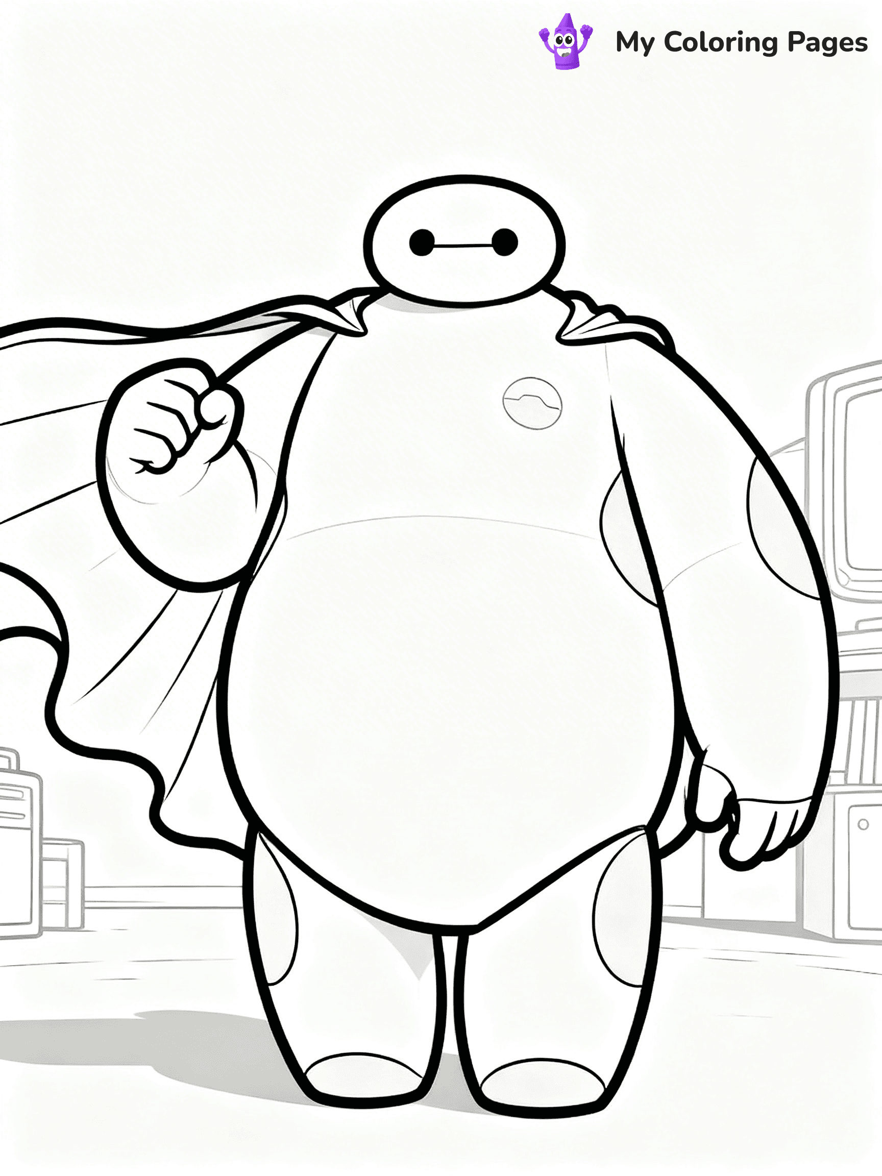 Big Hero 6 Coloring Pages - 3