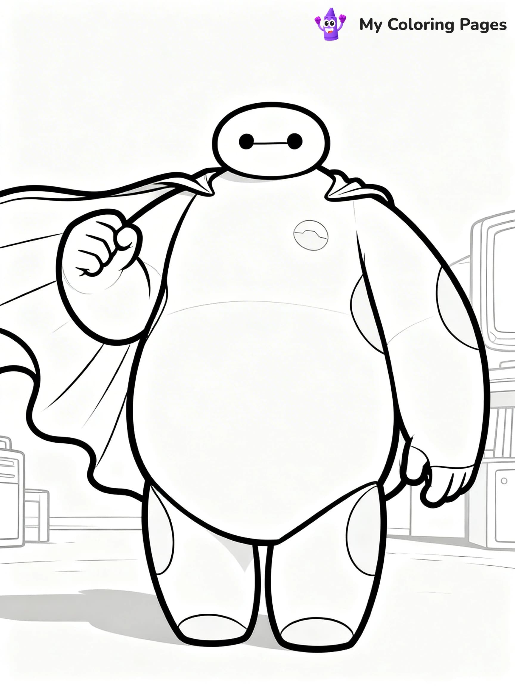 Big Hero 6 Coloring Pages - 3