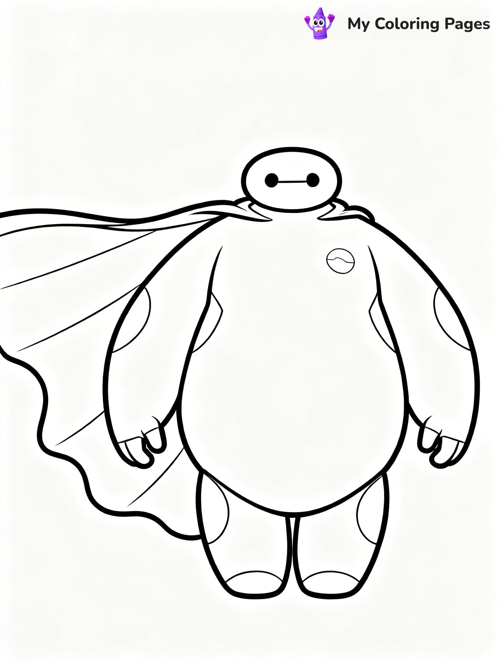 Big Hero 6 Coloring Pages - 1