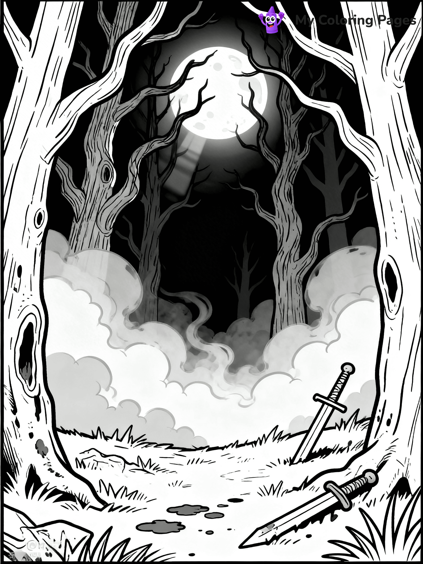 Gothic Coloring Pages - 27
