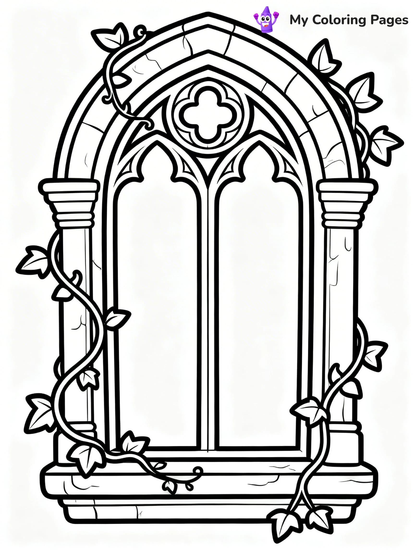 Gothic Coloring Pages - 18