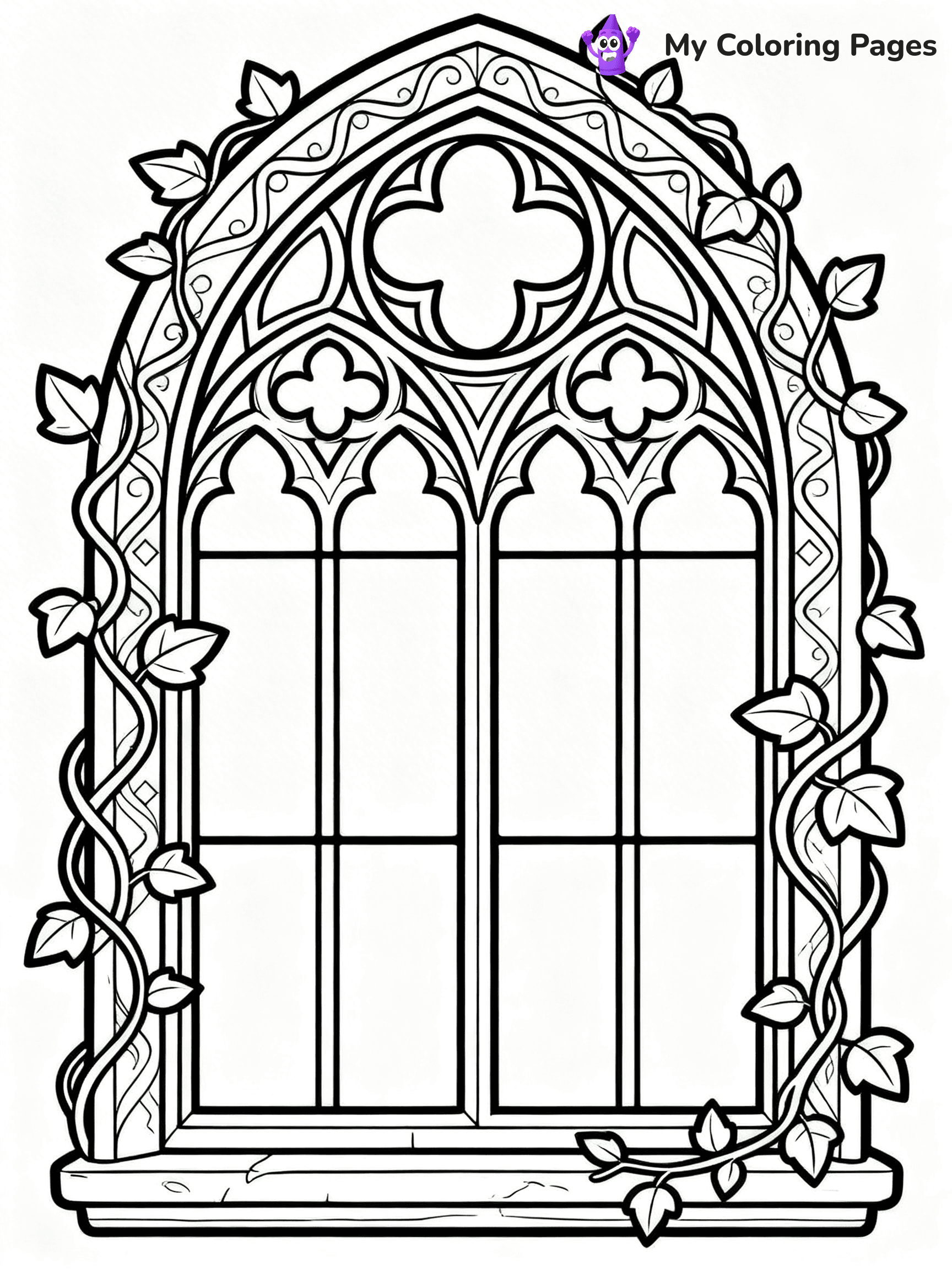 Gothic Coloring Pages - 17