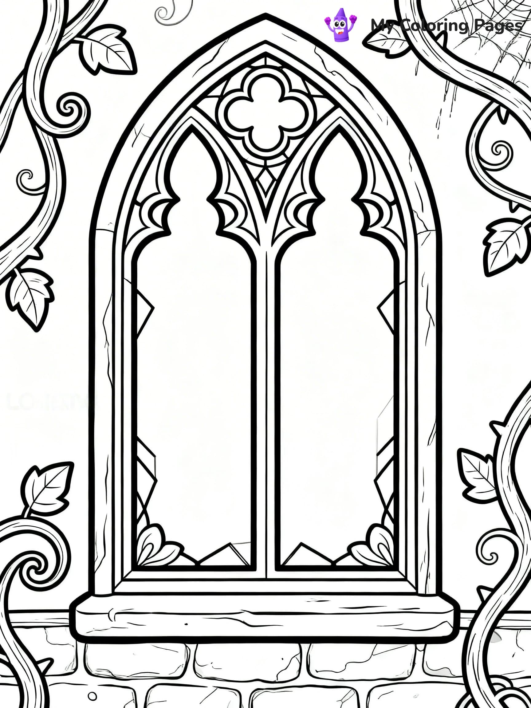 Gothic Coloring Pages - 16