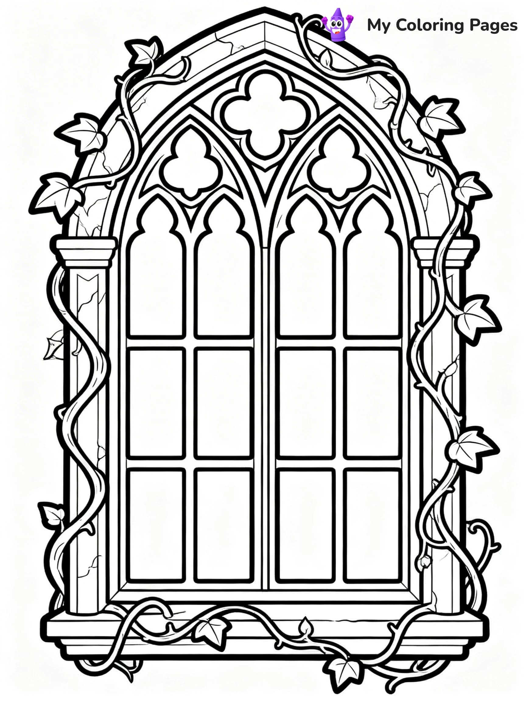 Gothic Coloring Pages - 14
