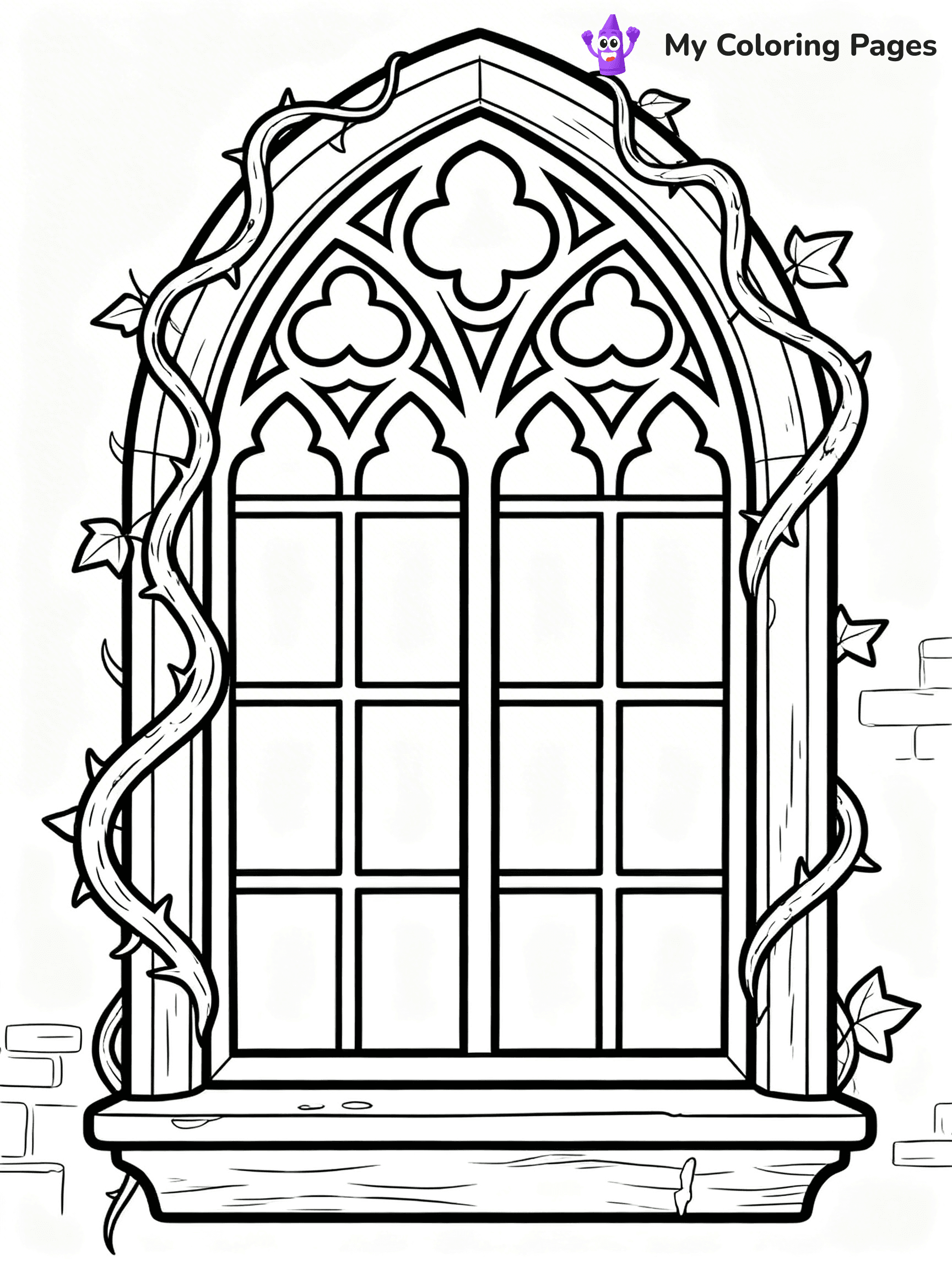 Gothic Coloring Pages - 13
