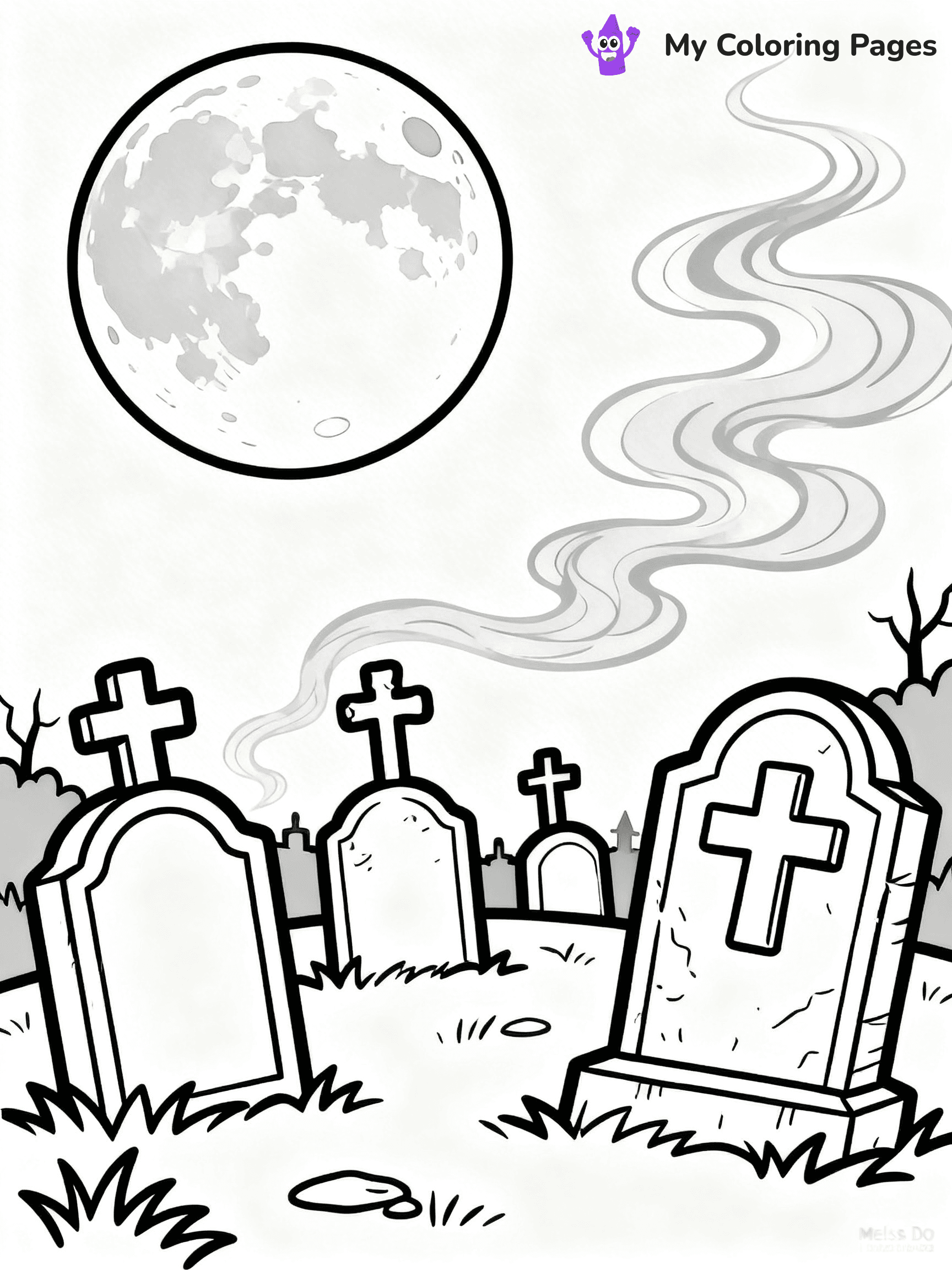 Gothic Coloring Pages - 7