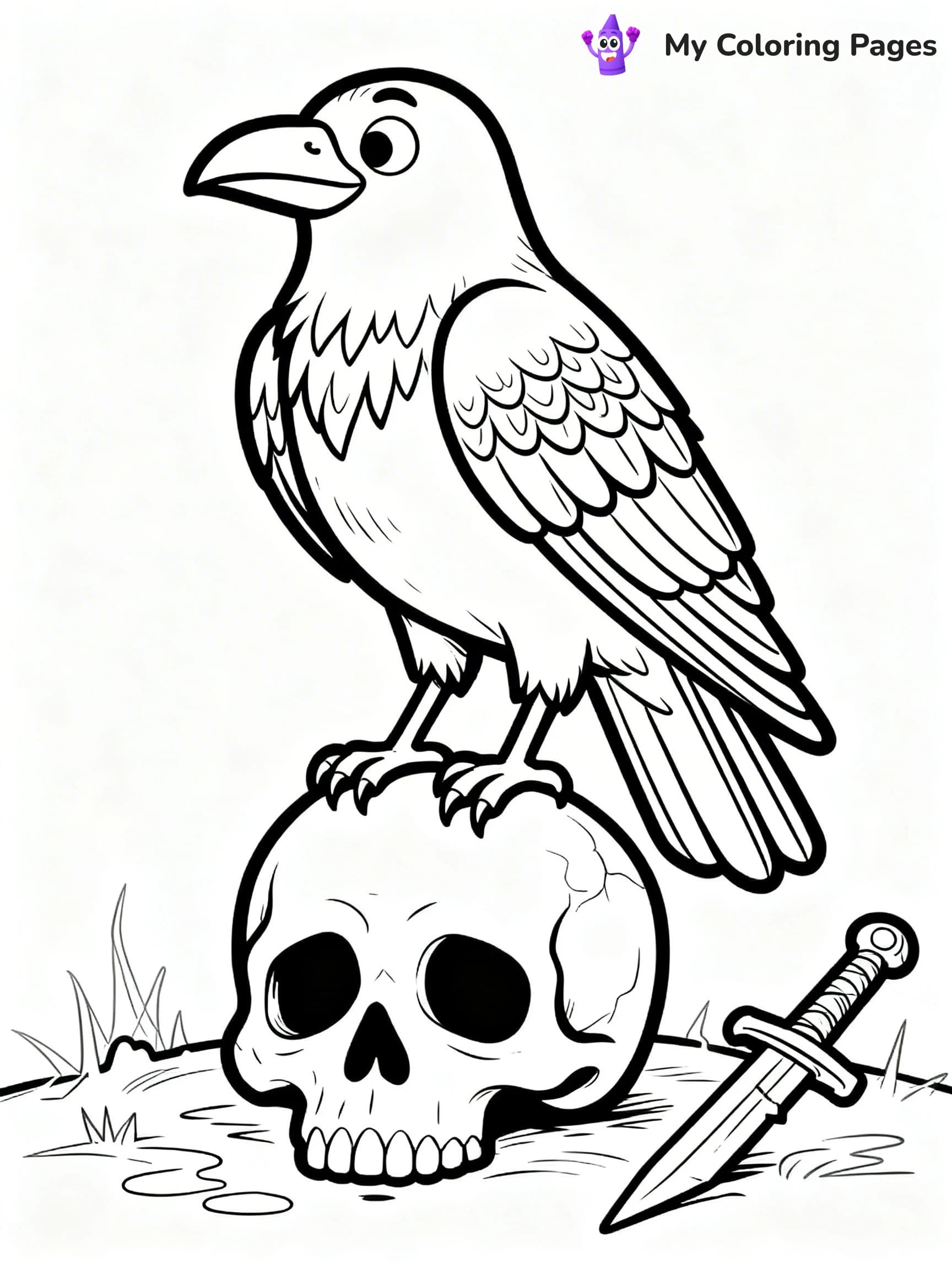 Gothic Coloring Pages - 3