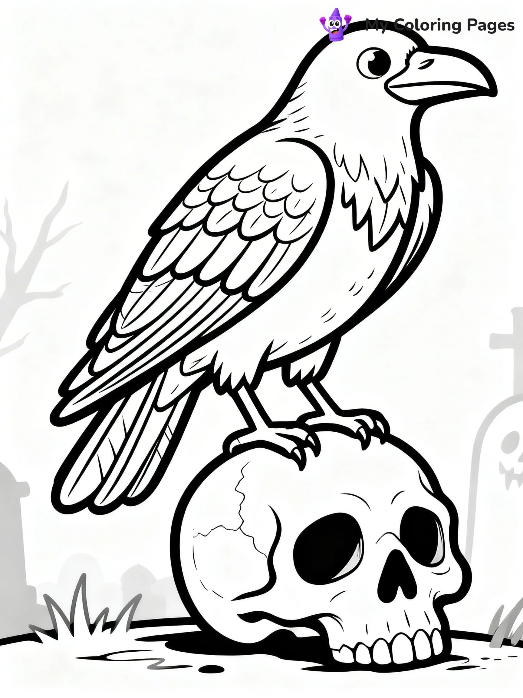 Gothic Coloring Pages - 1