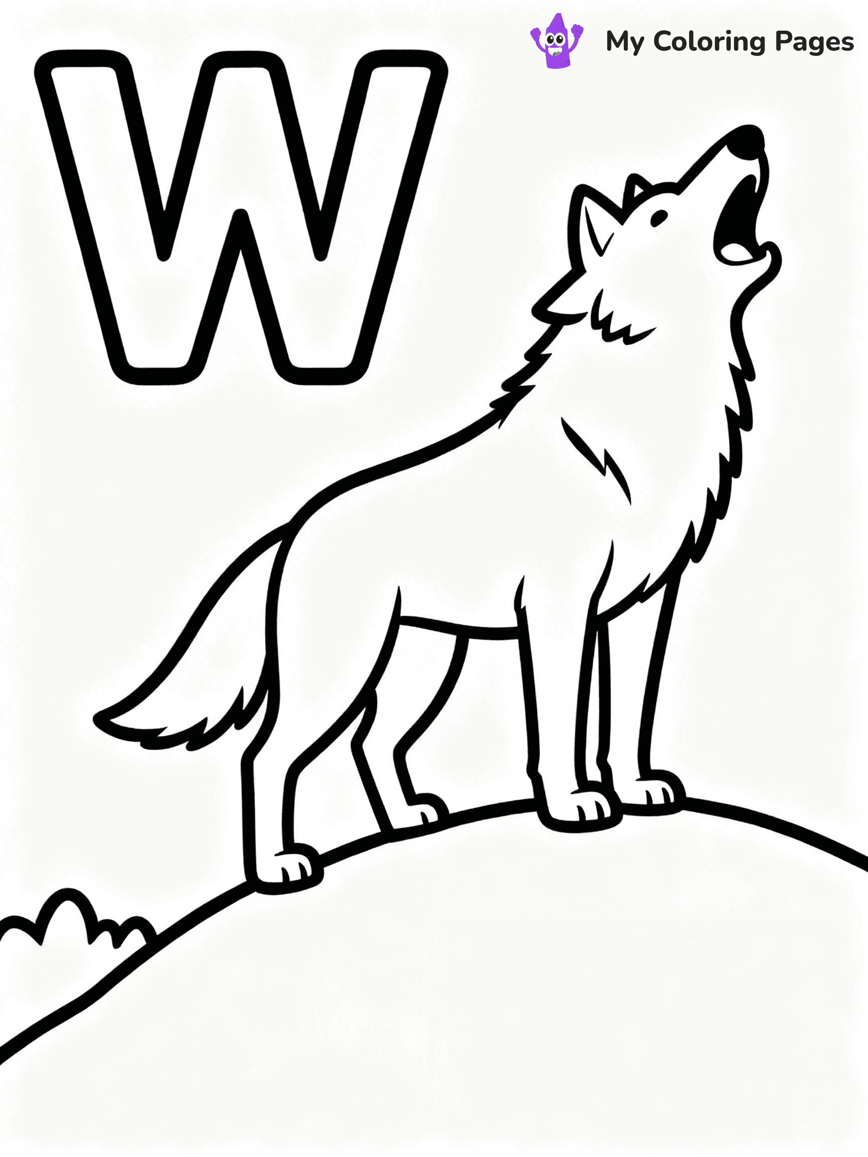 Letter W Coloring Pages - 42