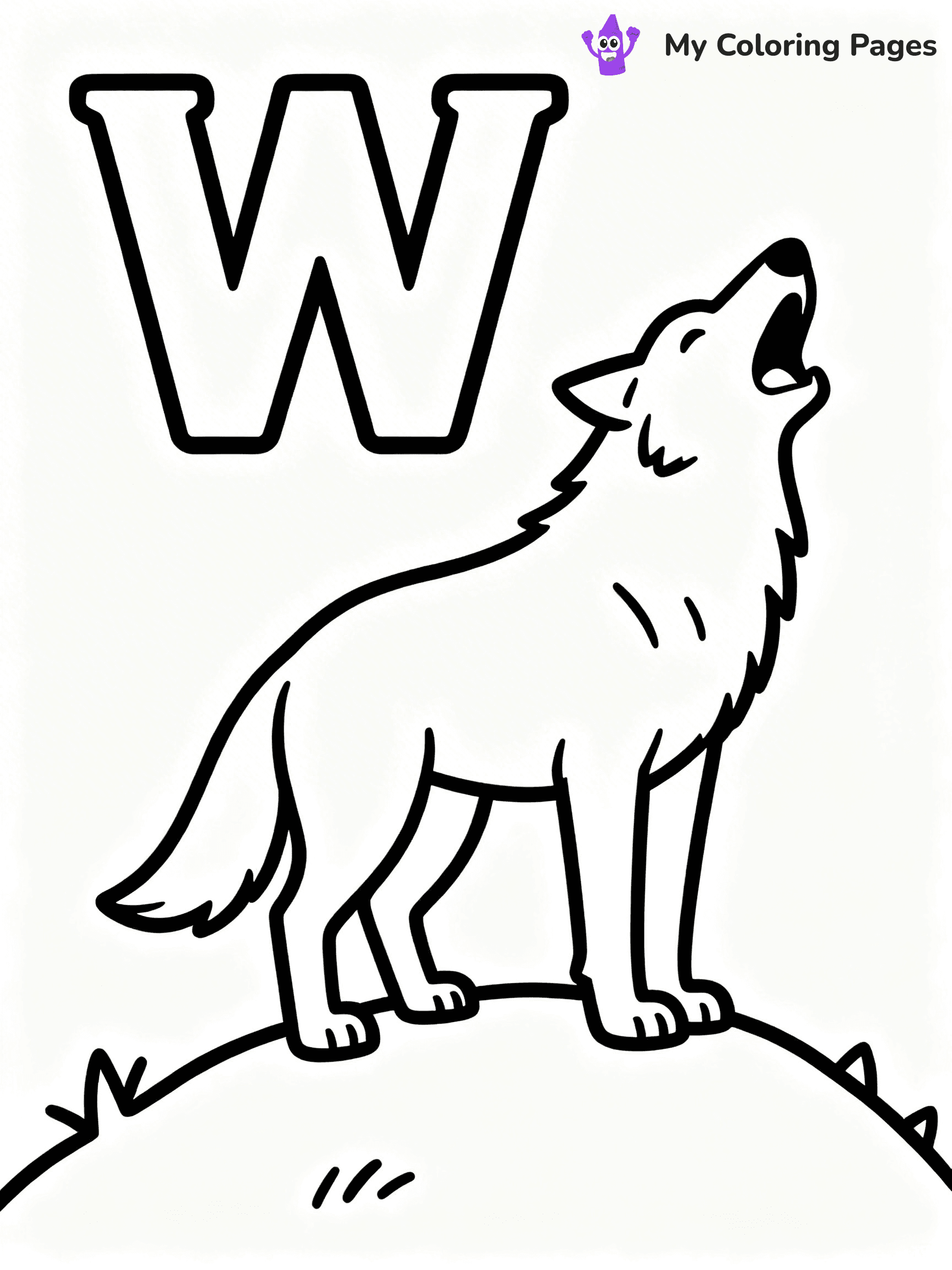 Letter W Coloring Pages - 40