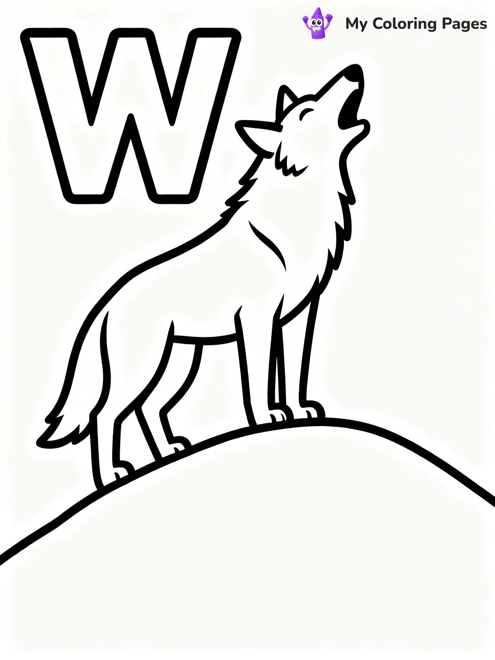 Letter W Coloring Pages - 38