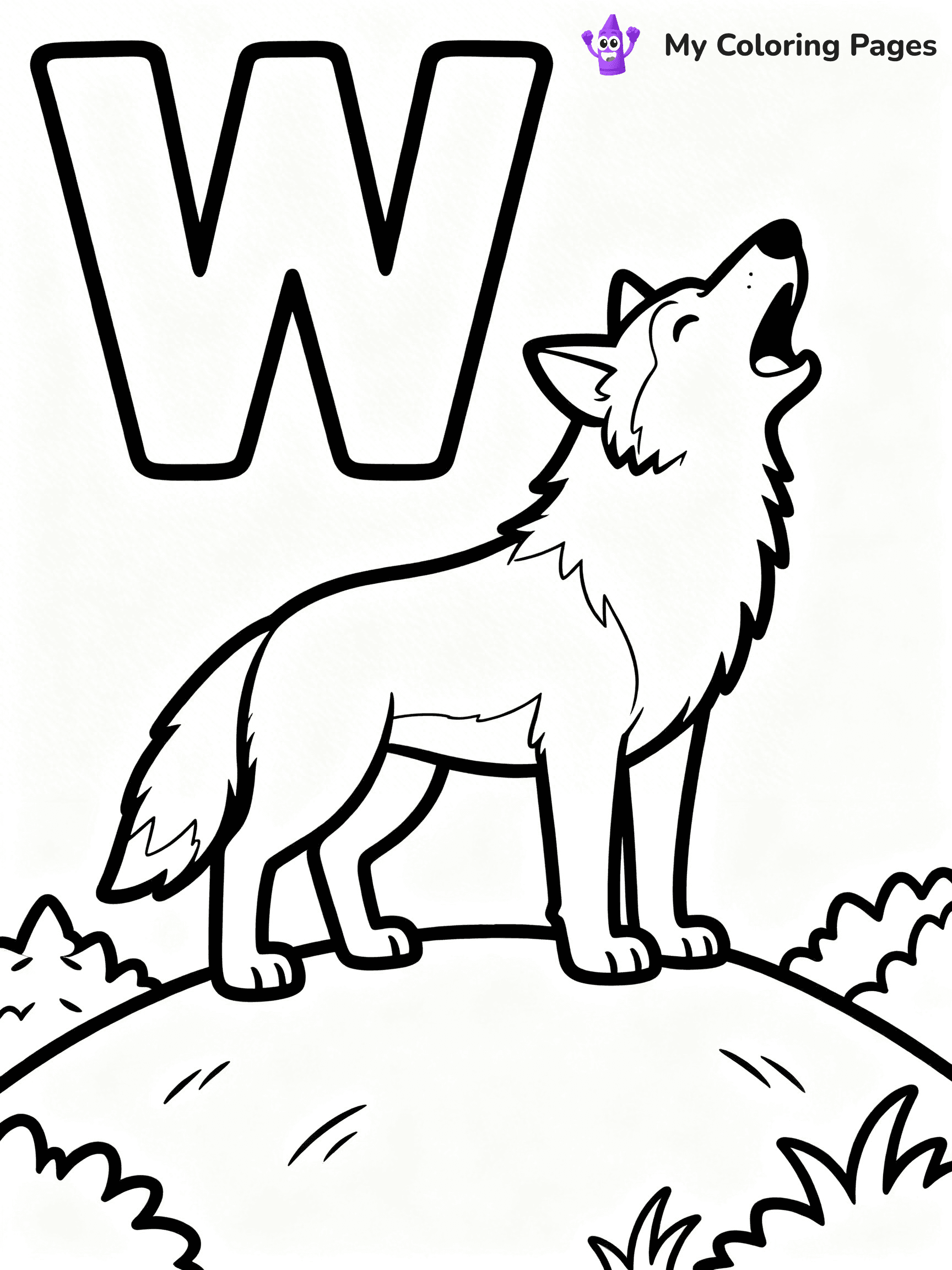 Letter W Coloring Pages - 37