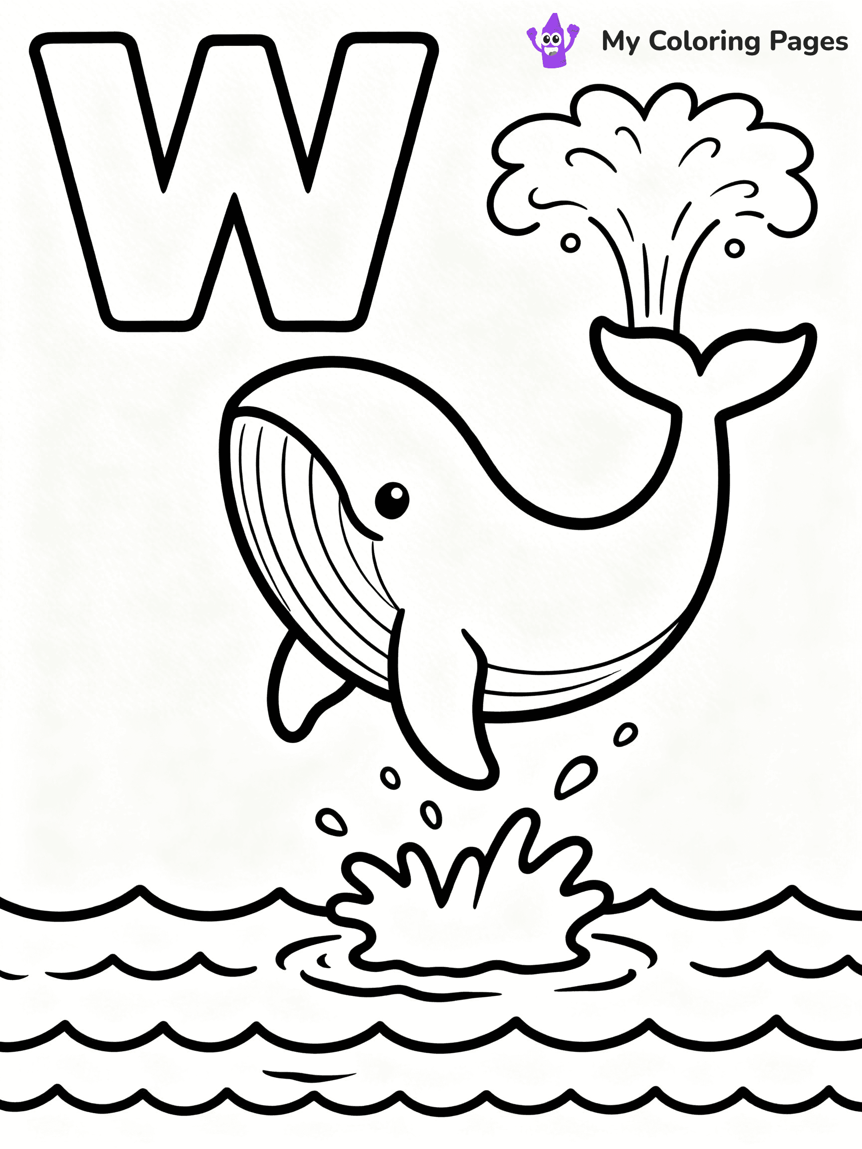 Letter W Coloring Pages - 32