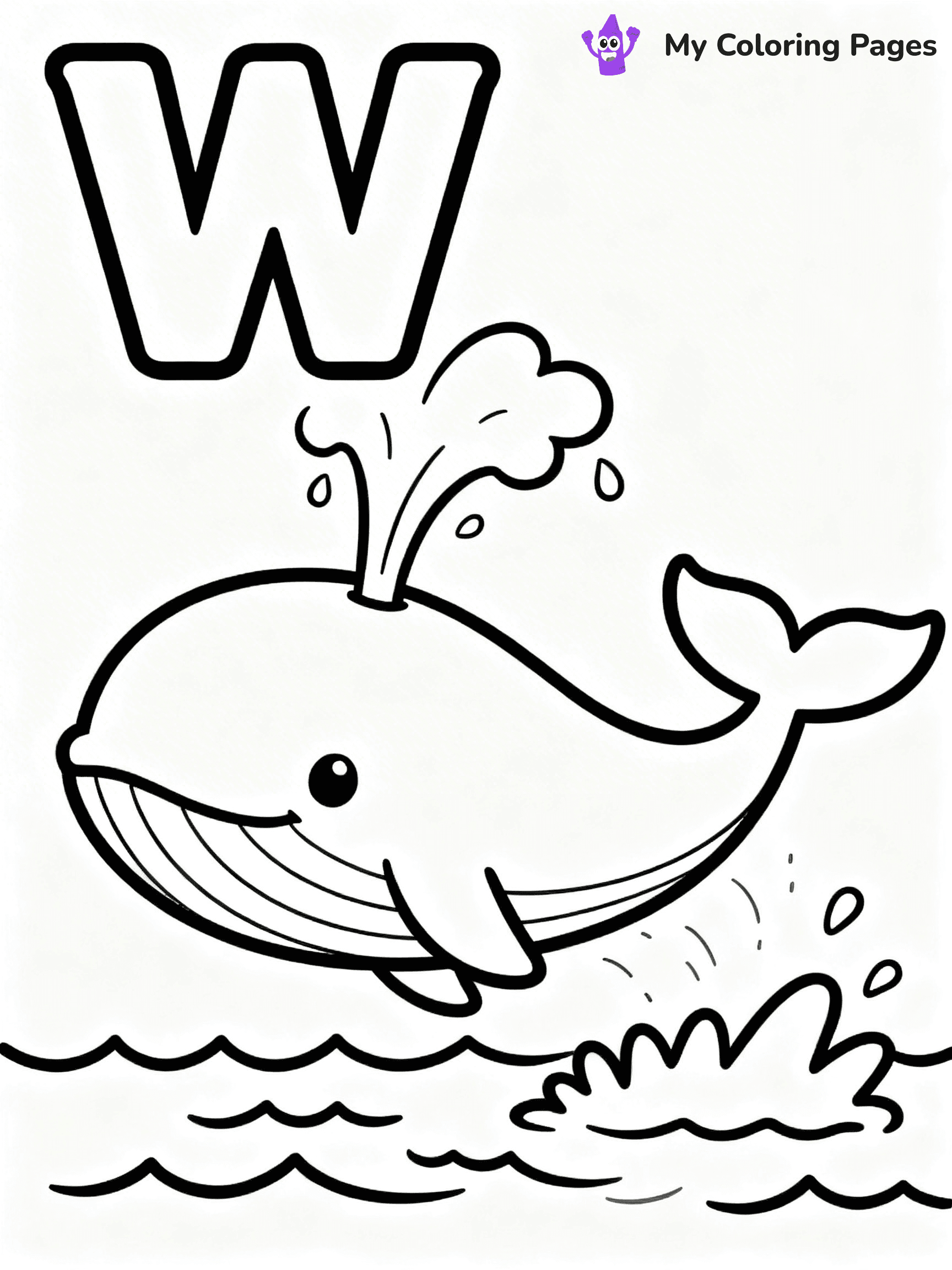 Letter W Coloring Pages - 29