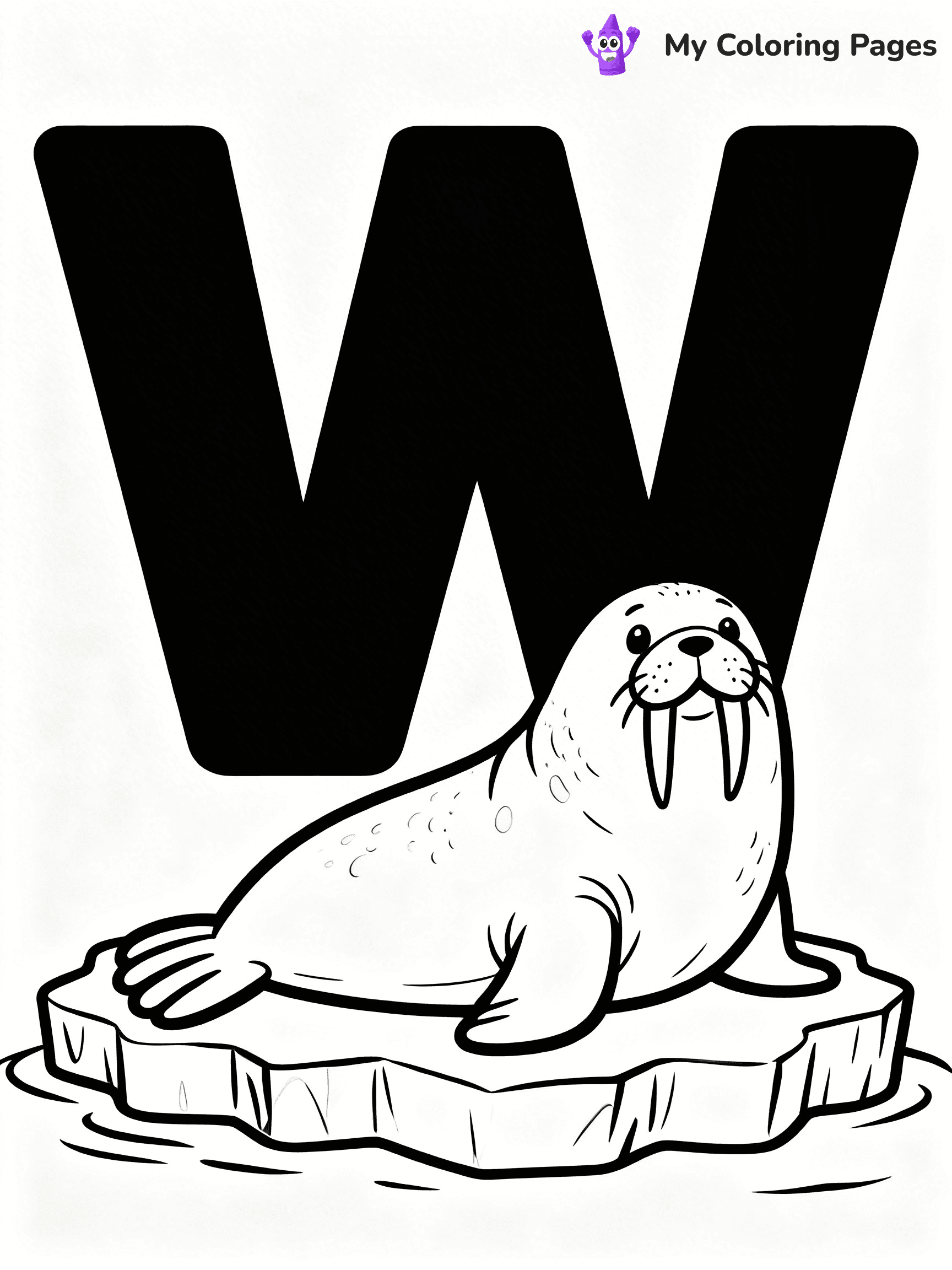 Letter W Coloring Pages - 27