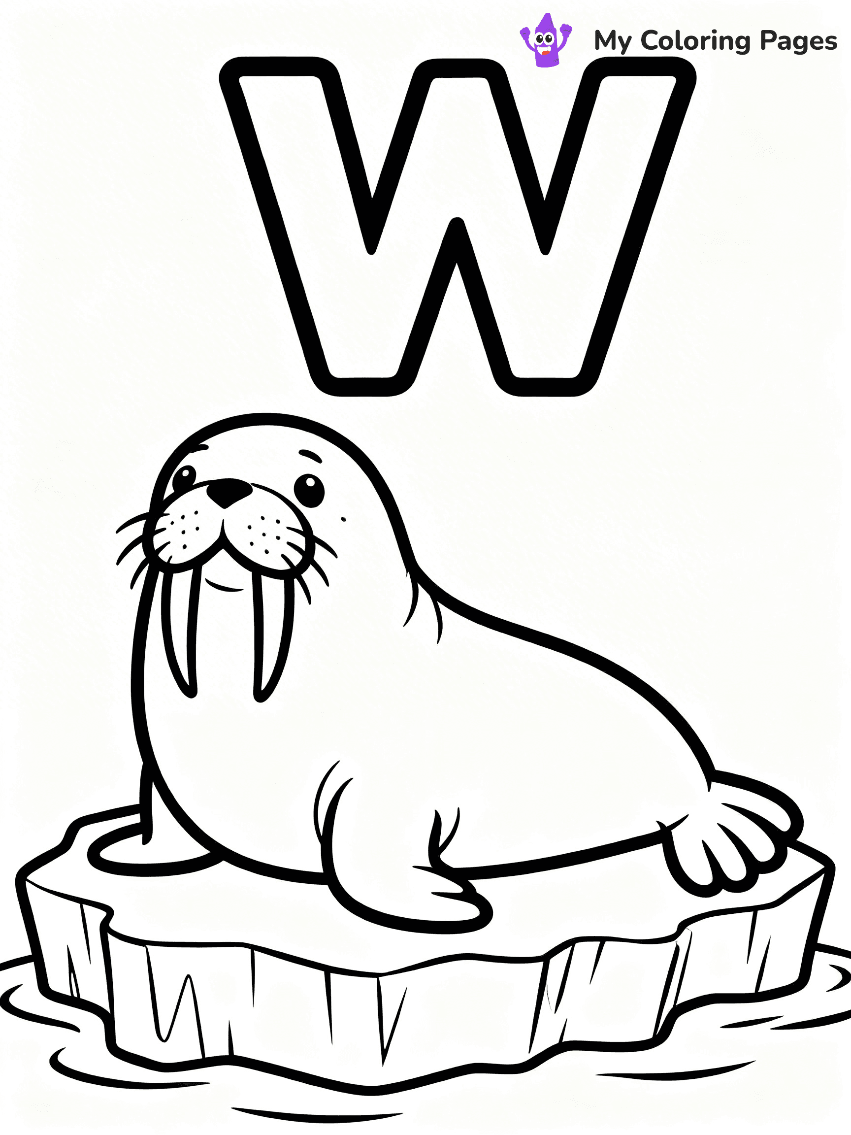 Letter W Coloring Pages - 26