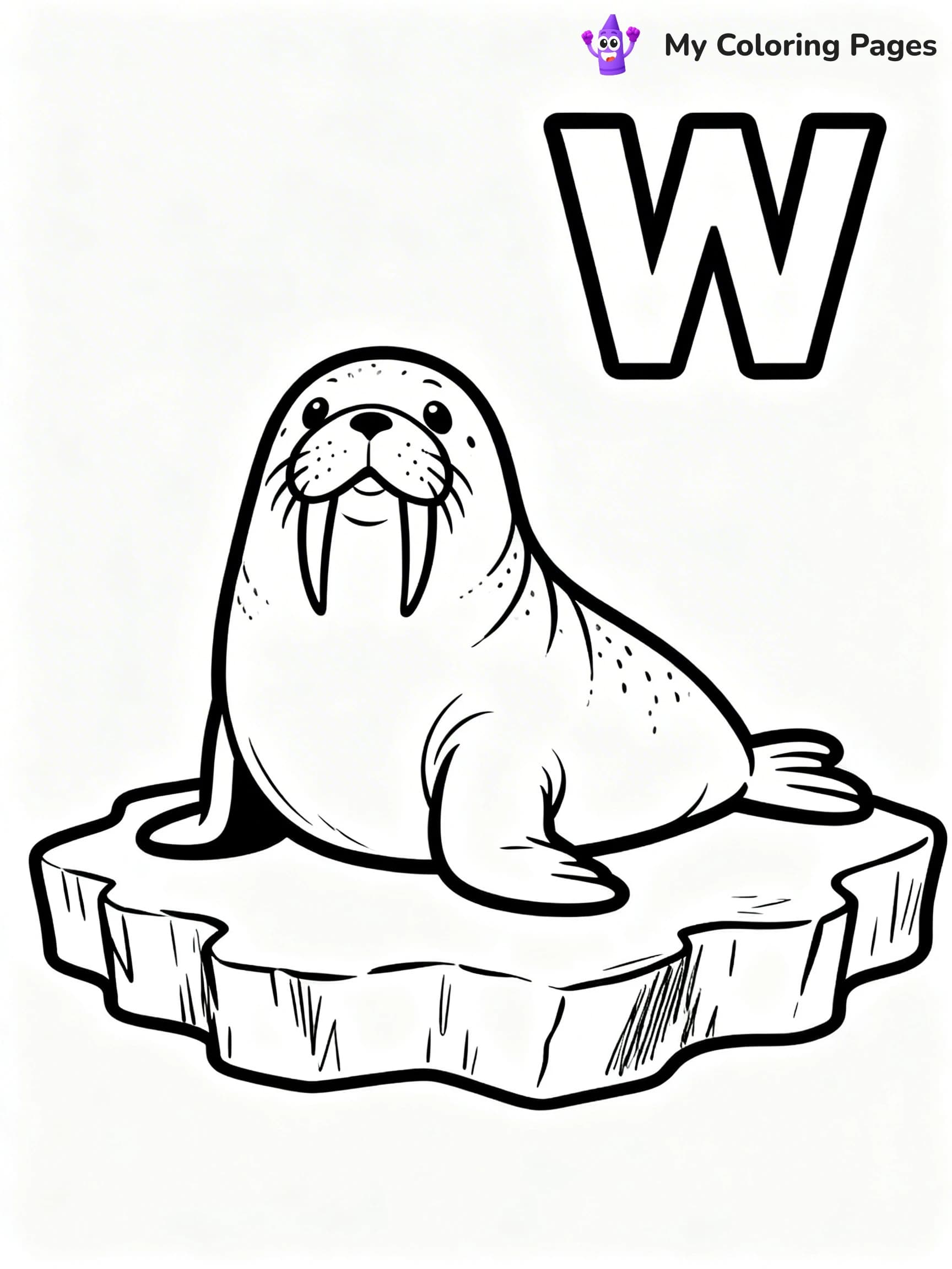 Letter W Coloring Pages - 23
