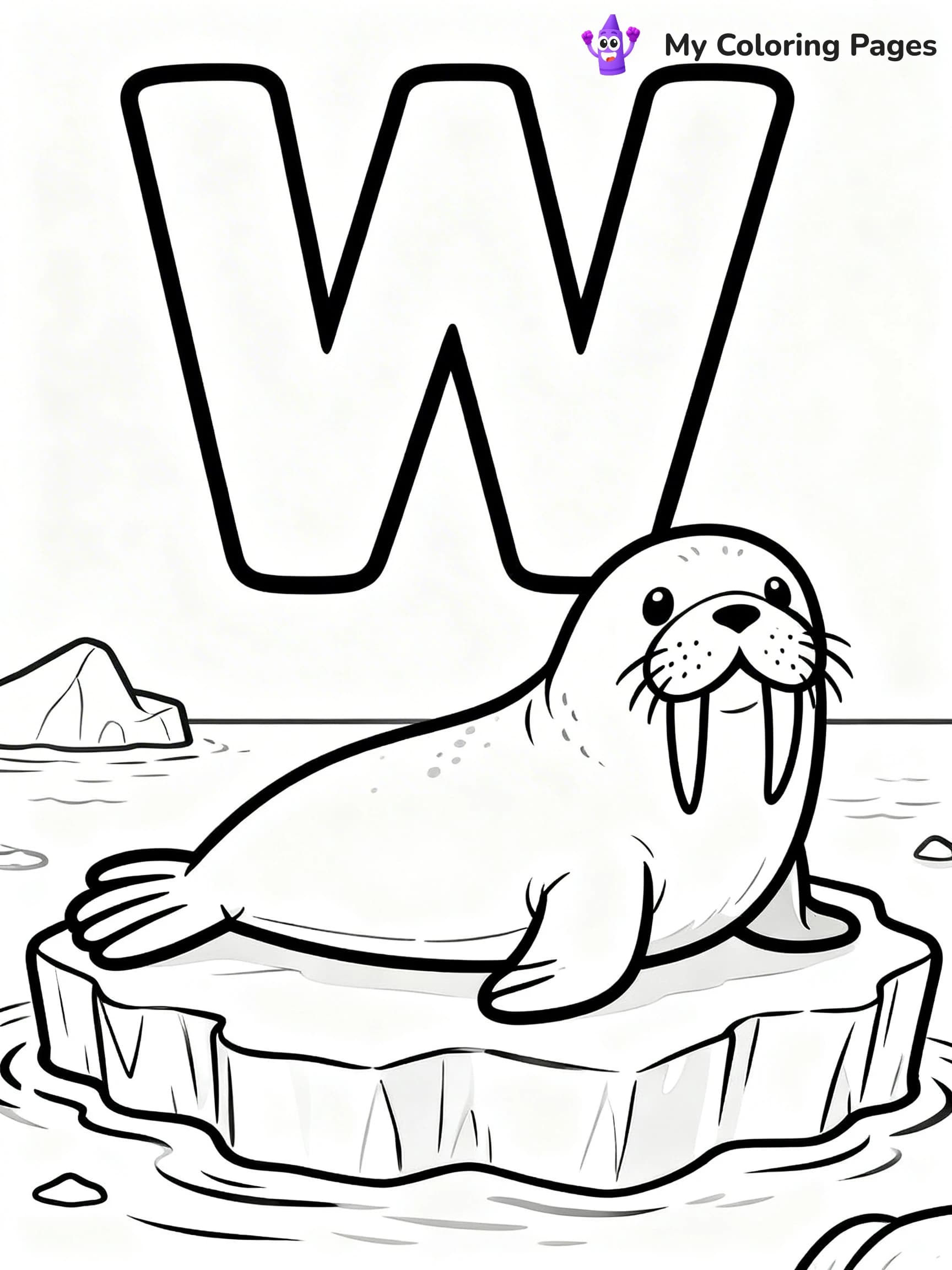 Letter W Coloring Pages - 22