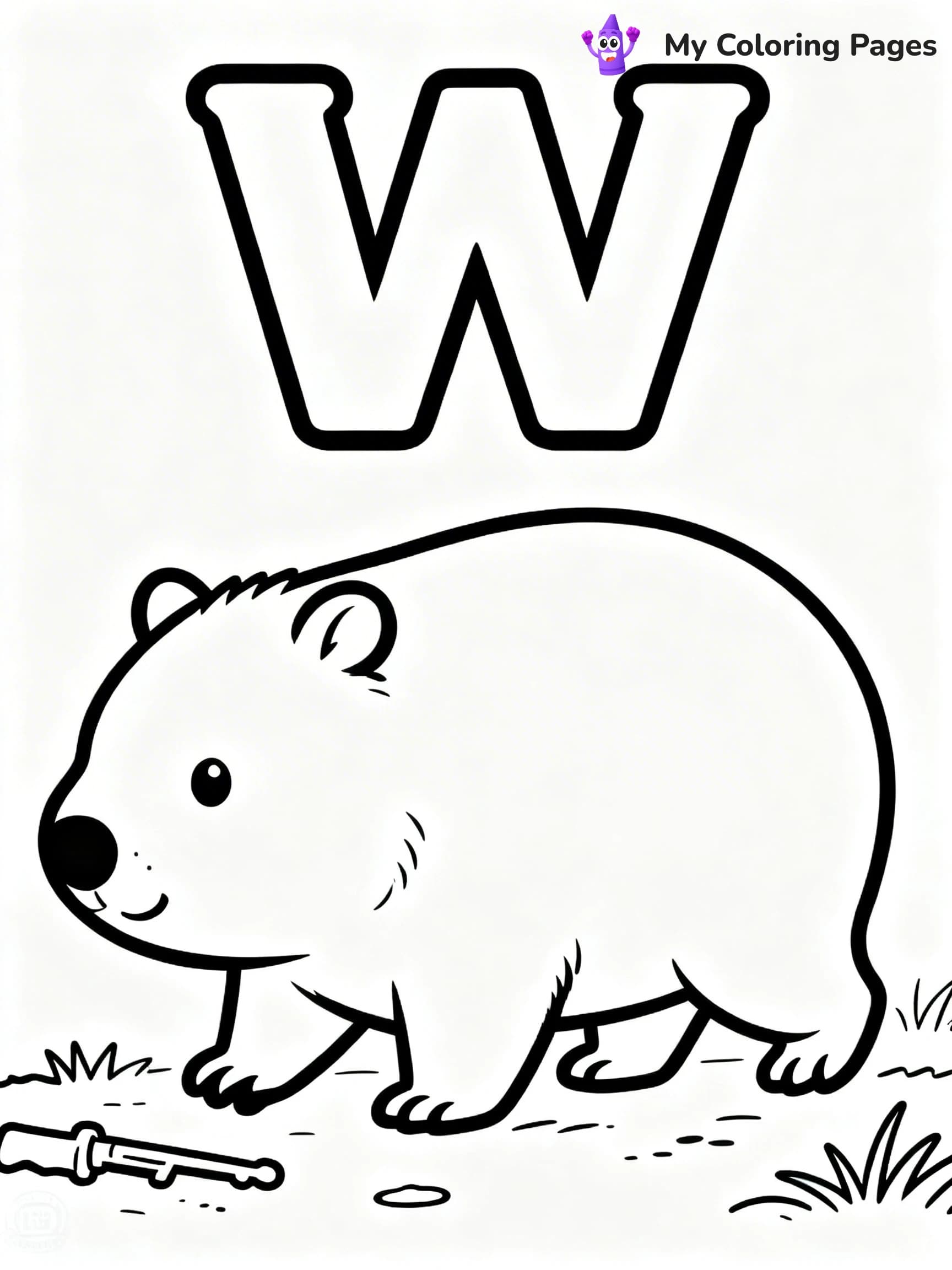 Letter W Coloring Pages - 16