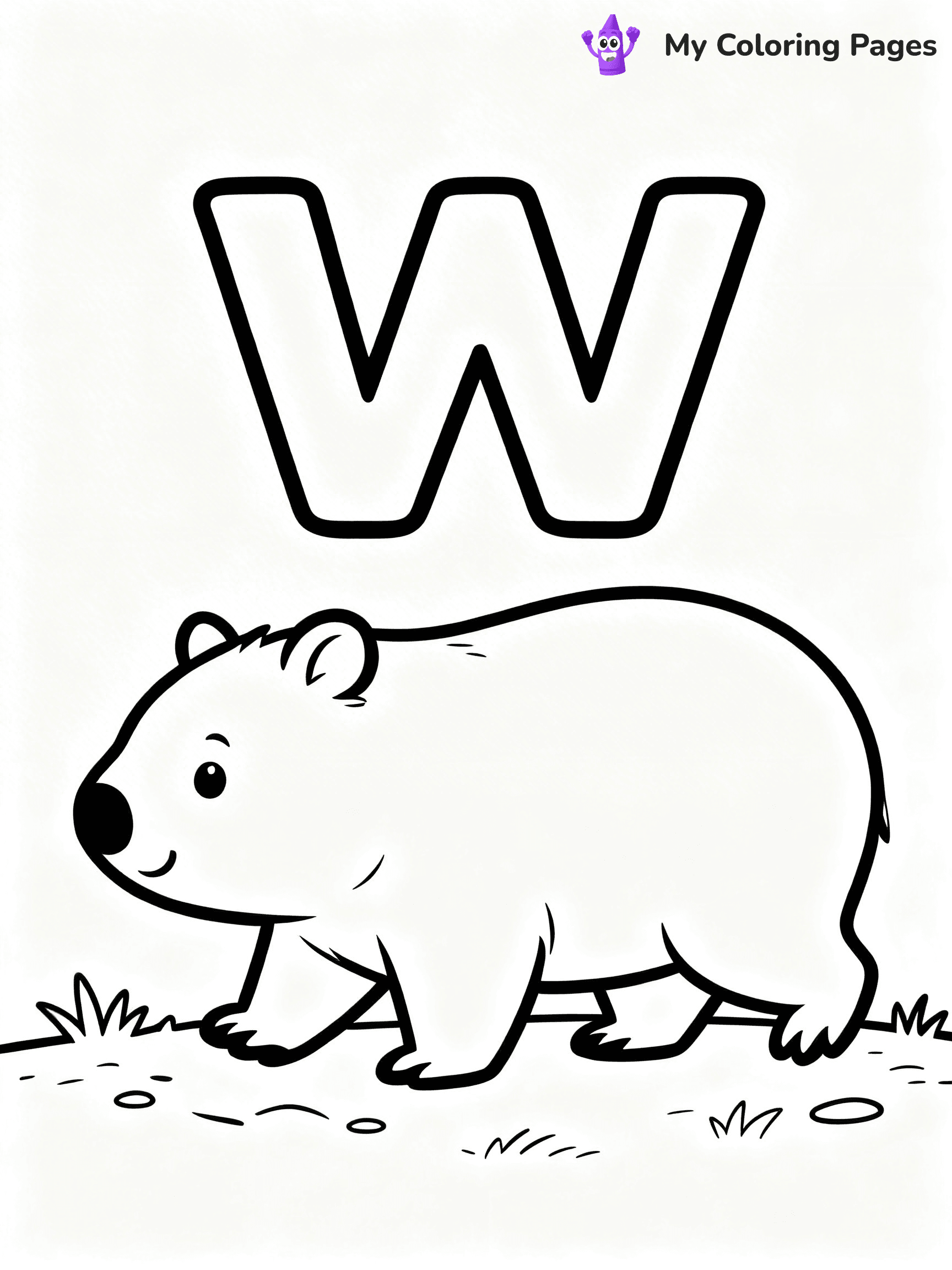 Letter W Coloring Pages - 15