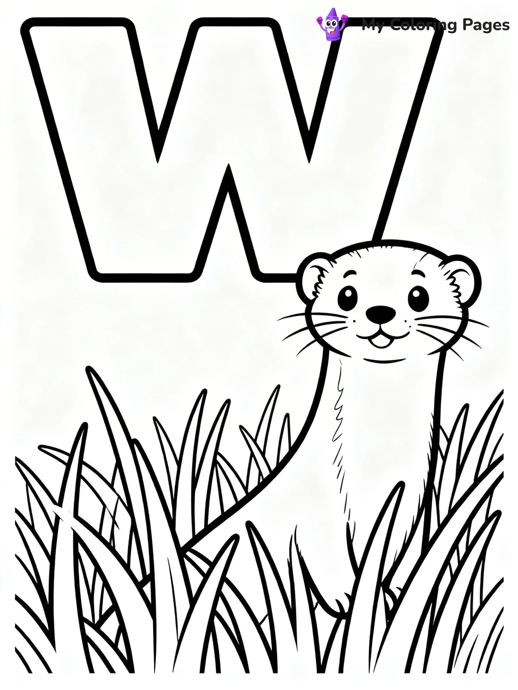 Letter W Coloring Pages - 13