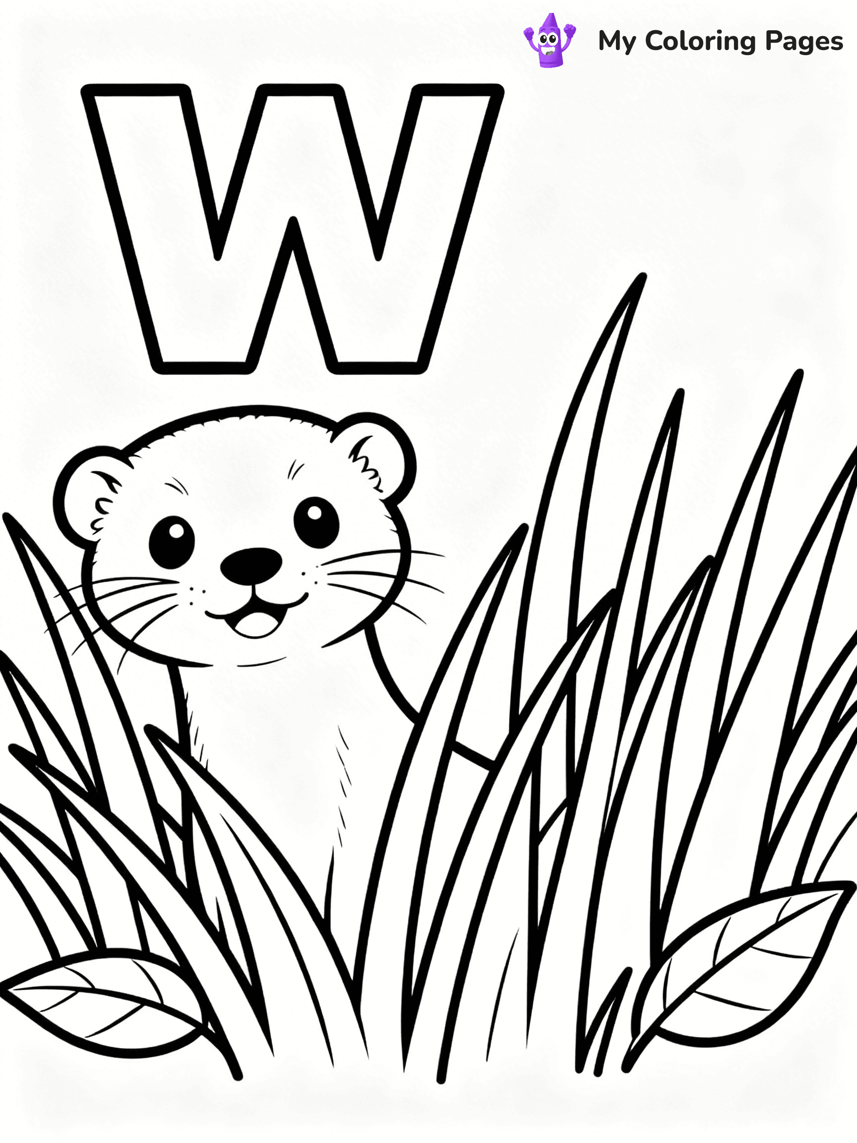 Letter W Coloring Pages - 12