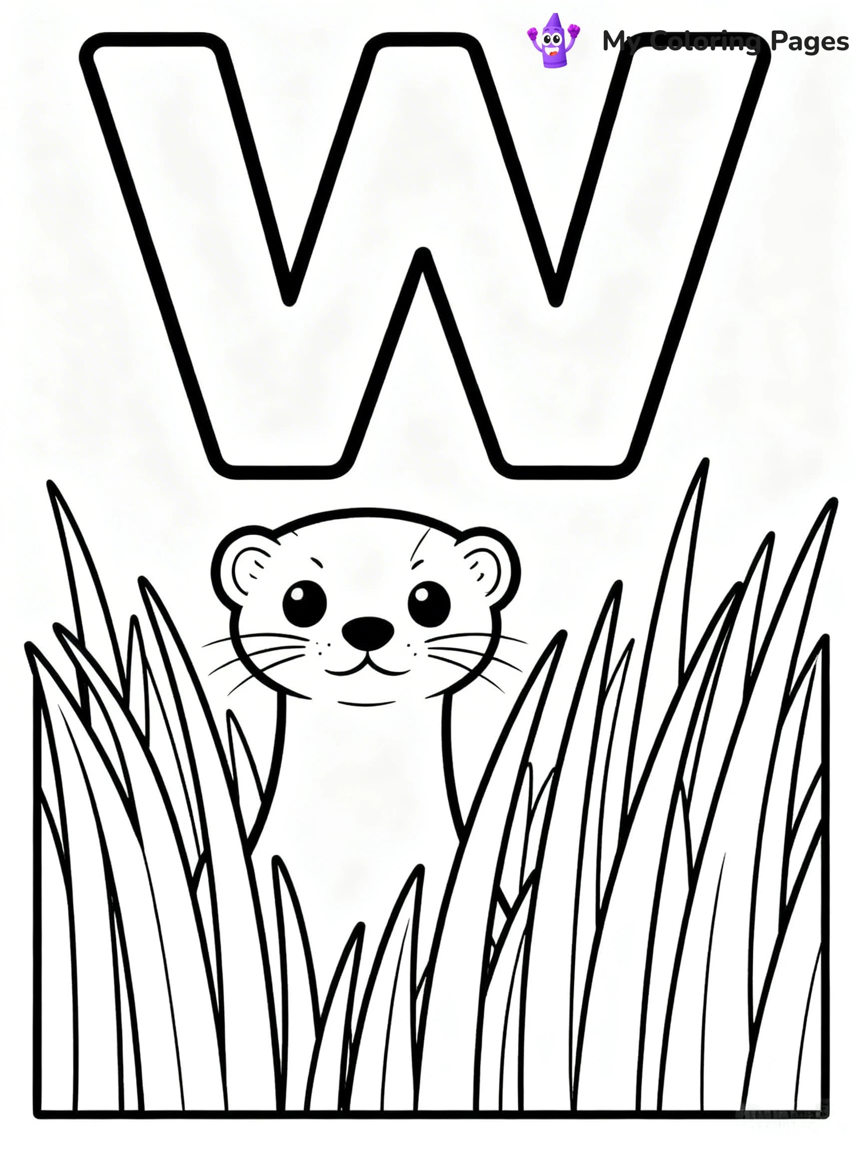 Letter W Coloring Pages - 11