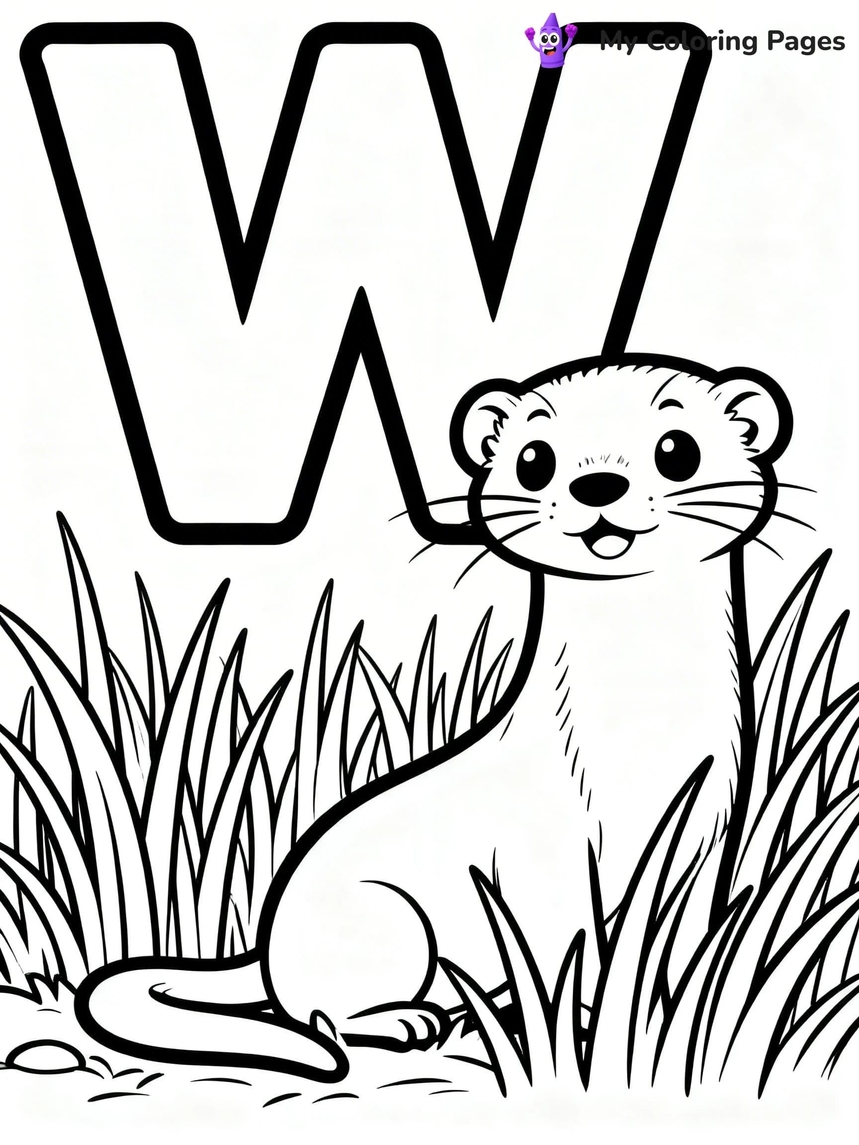 Letter W Coloring Pages - 10