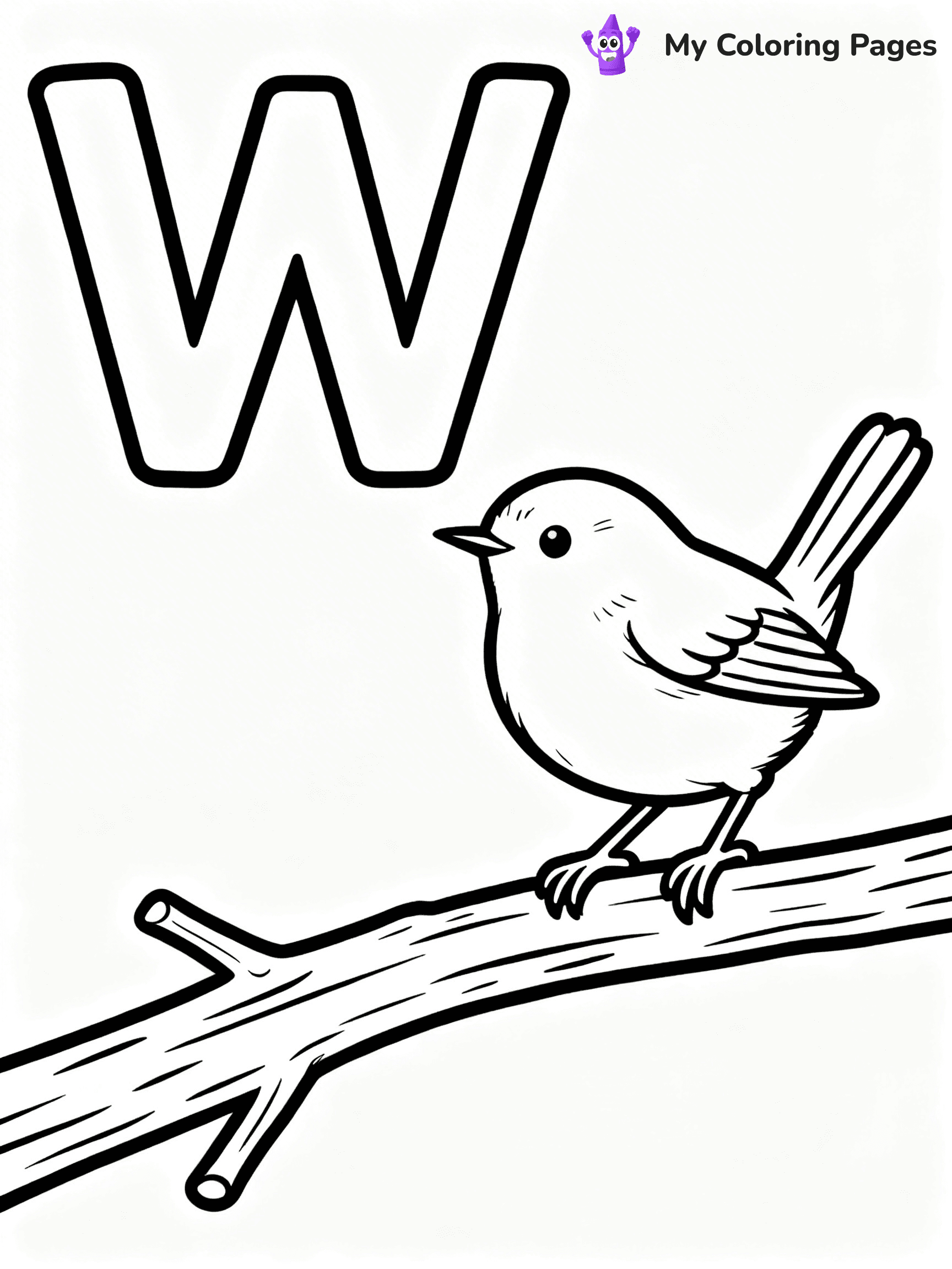 Letter W Coloring Pages - 9