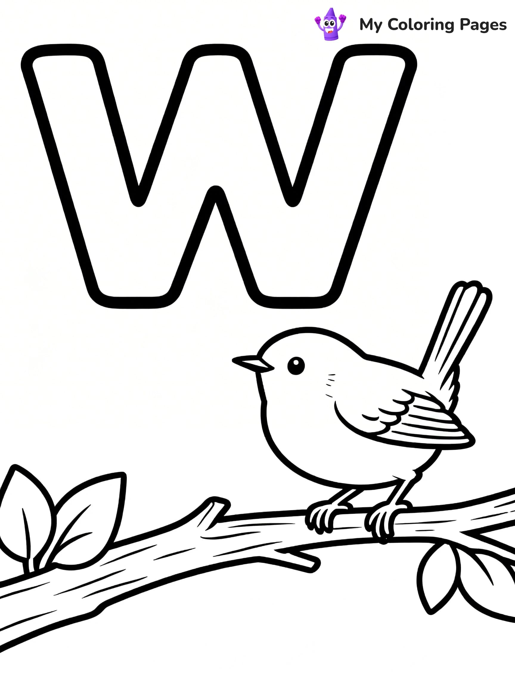 Letter W Coloring Pages - 7