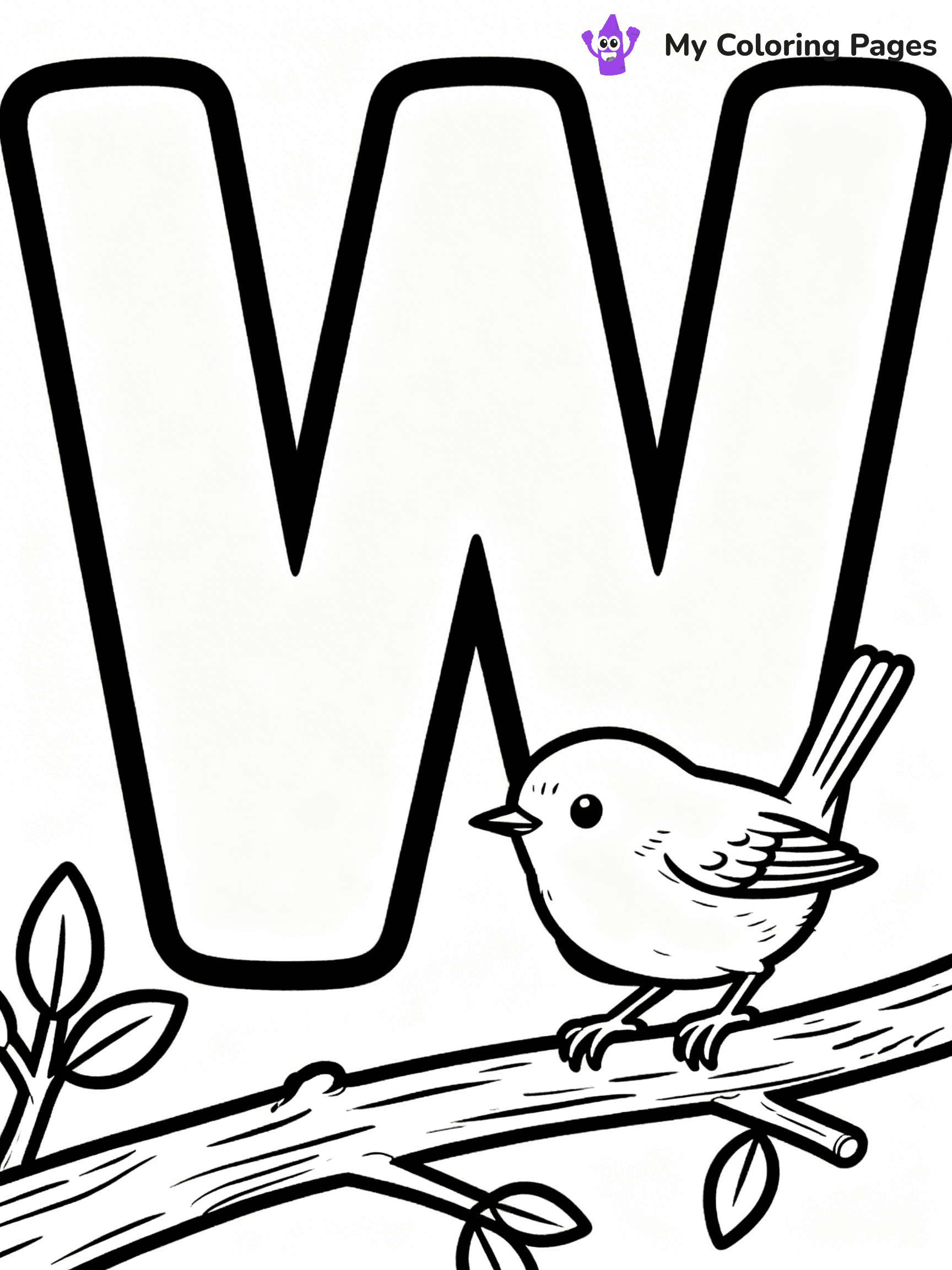 Letter W Coloring Pages - 6