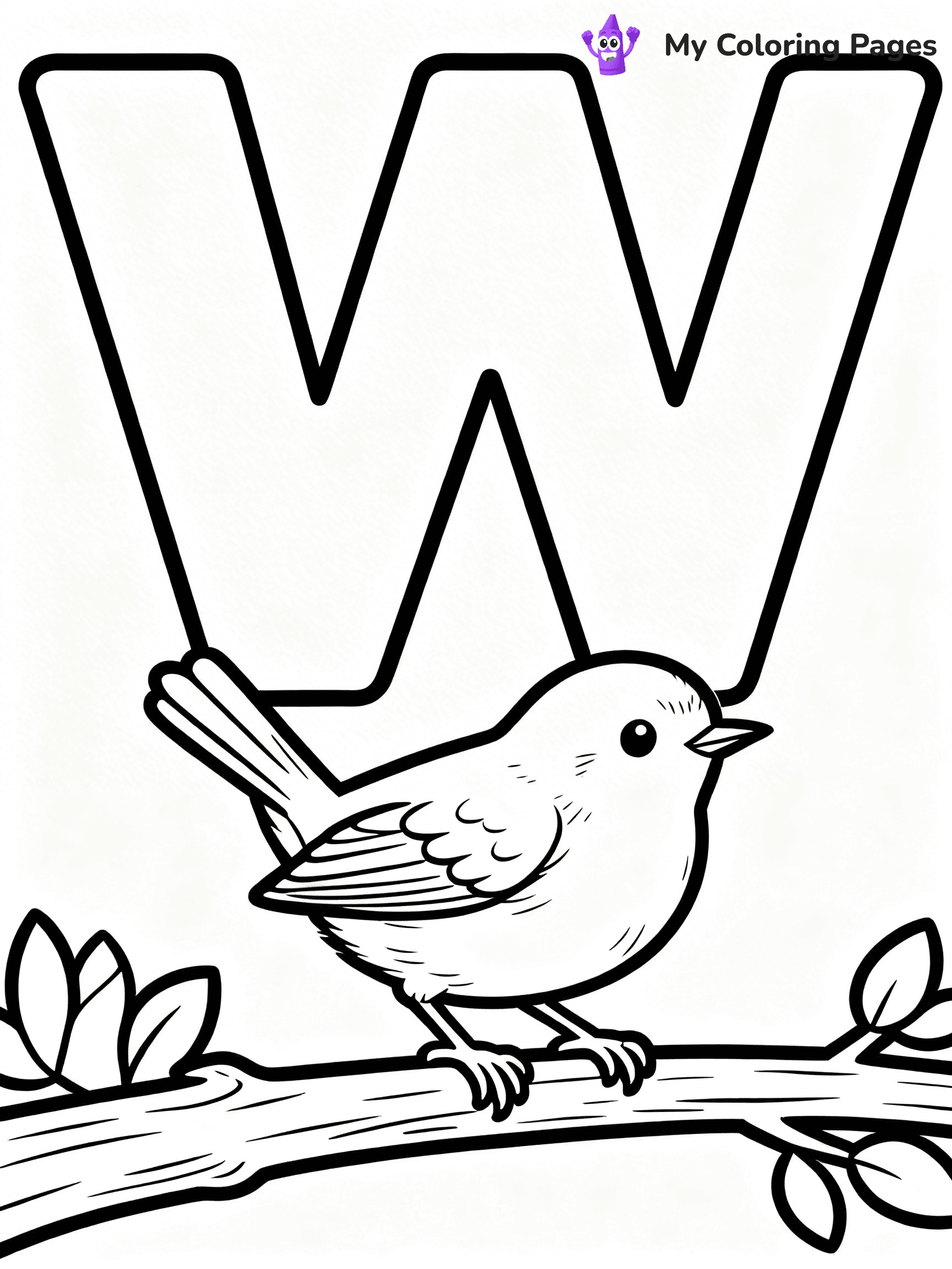 Letter W Coloring Pages - 4