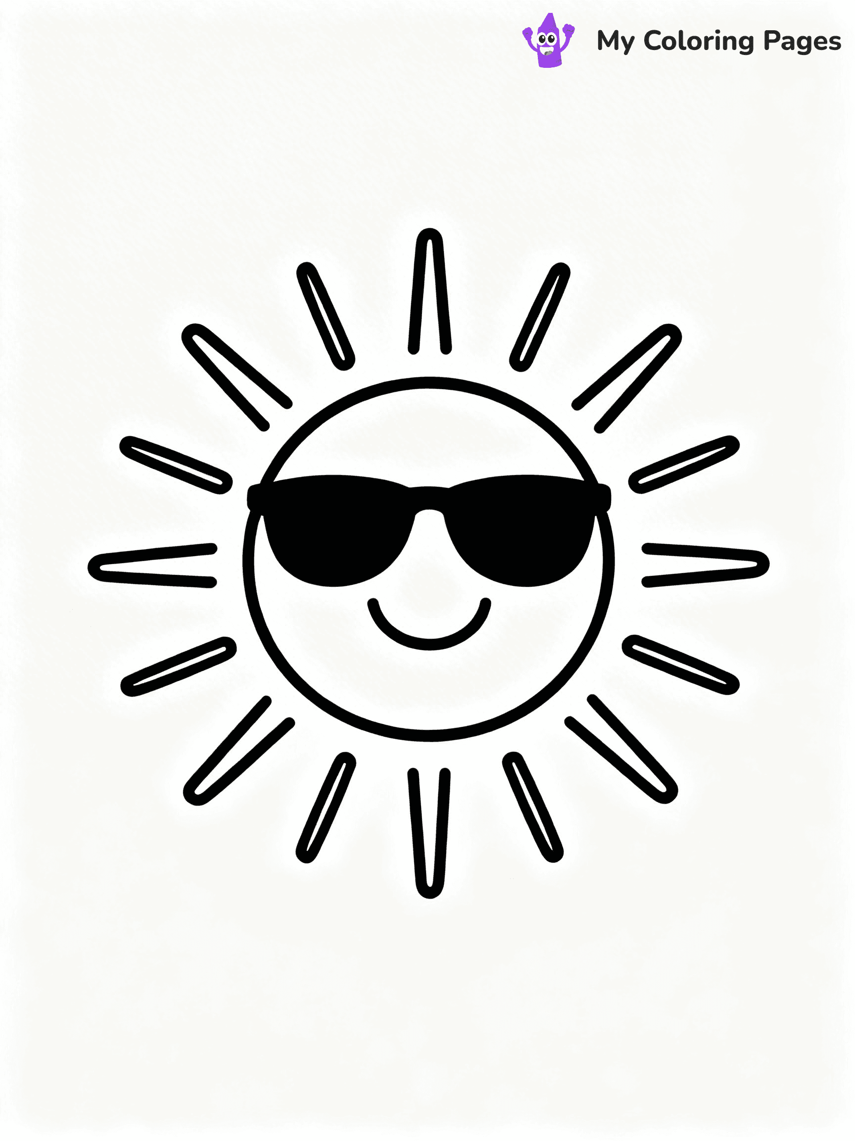 Happy Face Coloring Pages - 12