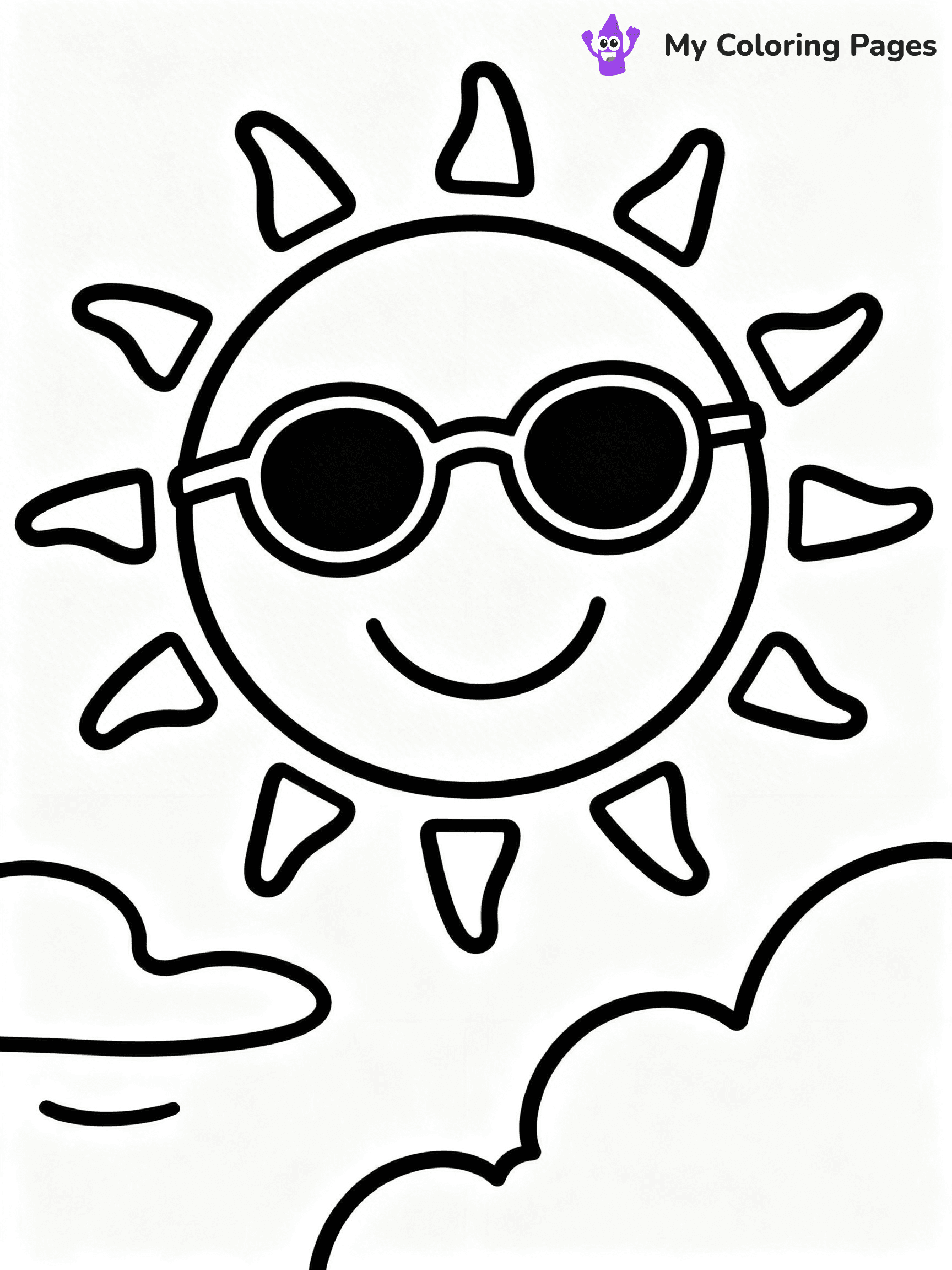 Happy Face Coloring Pages - 10
