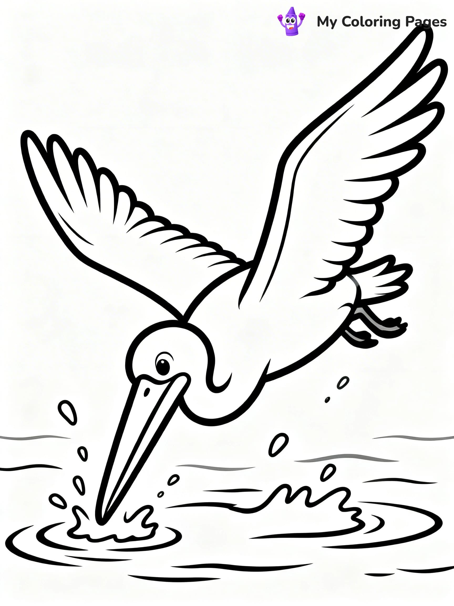 Pelican Coloring Pages - 24