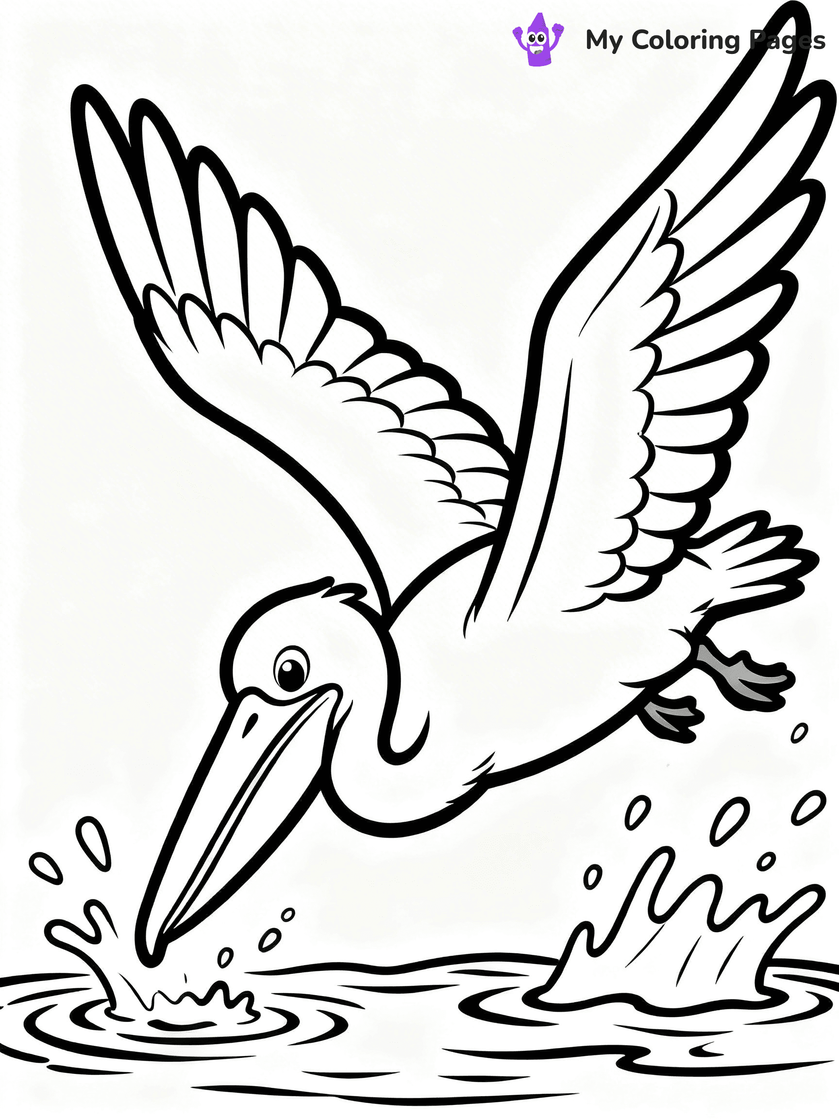 Pelican Coloring Pages - 23