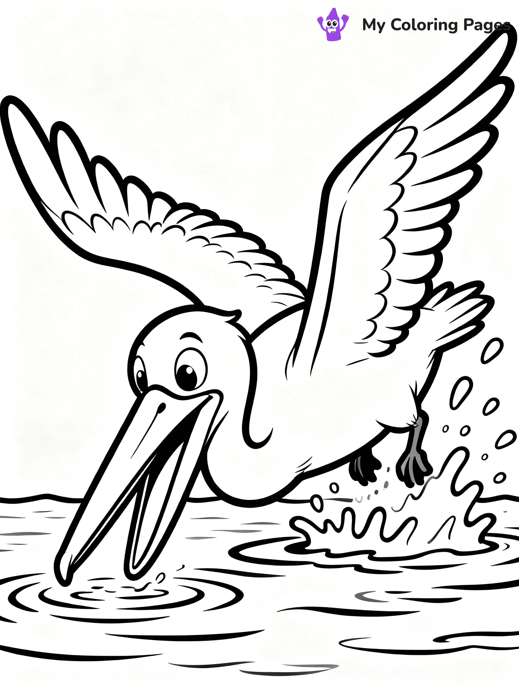 Pelican Coloring Pages - 22