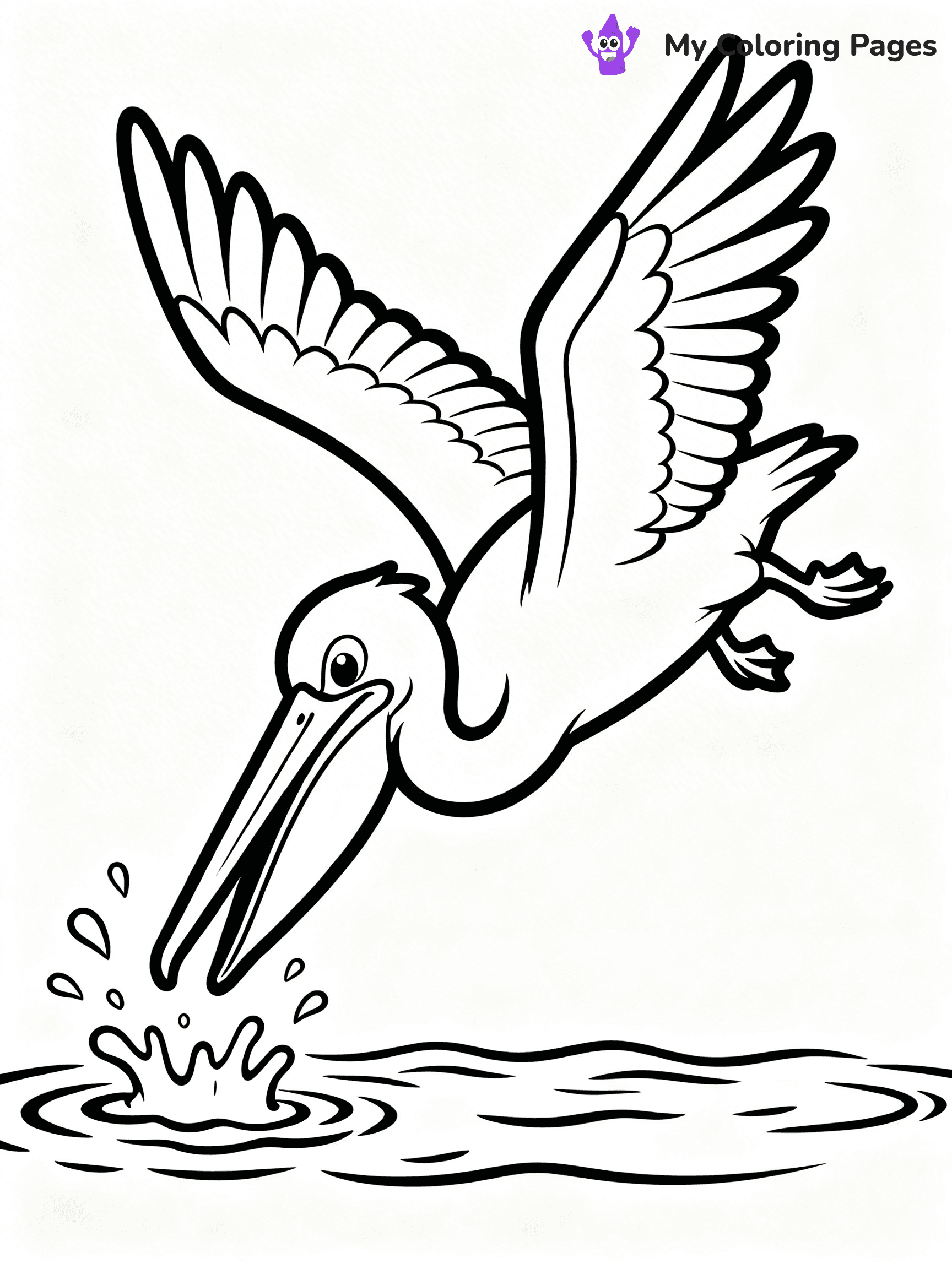Pelican Coloring Pages - 21