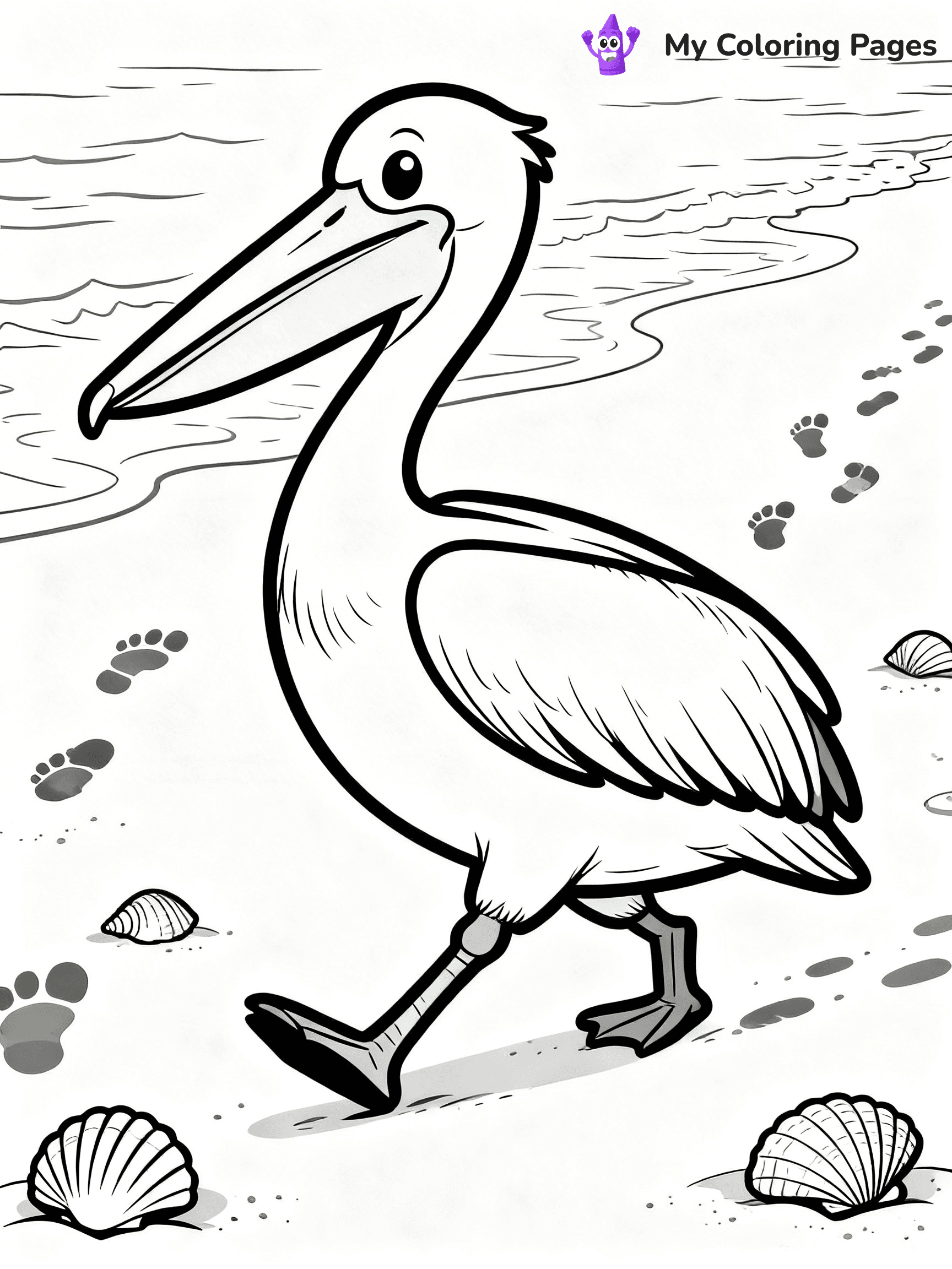 Pelican Coloring Pages - 20