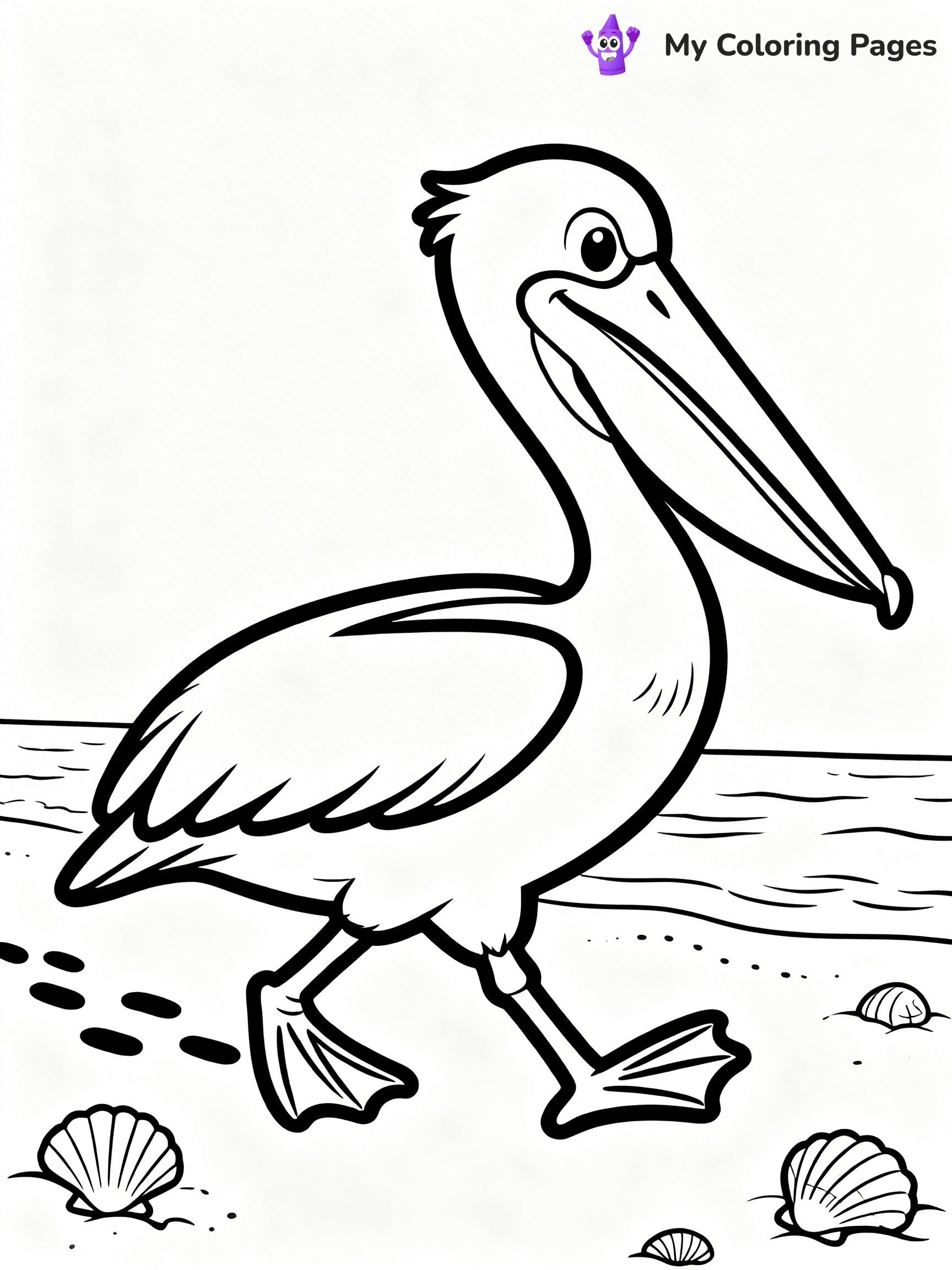 Pelican Coloring Pages - 19