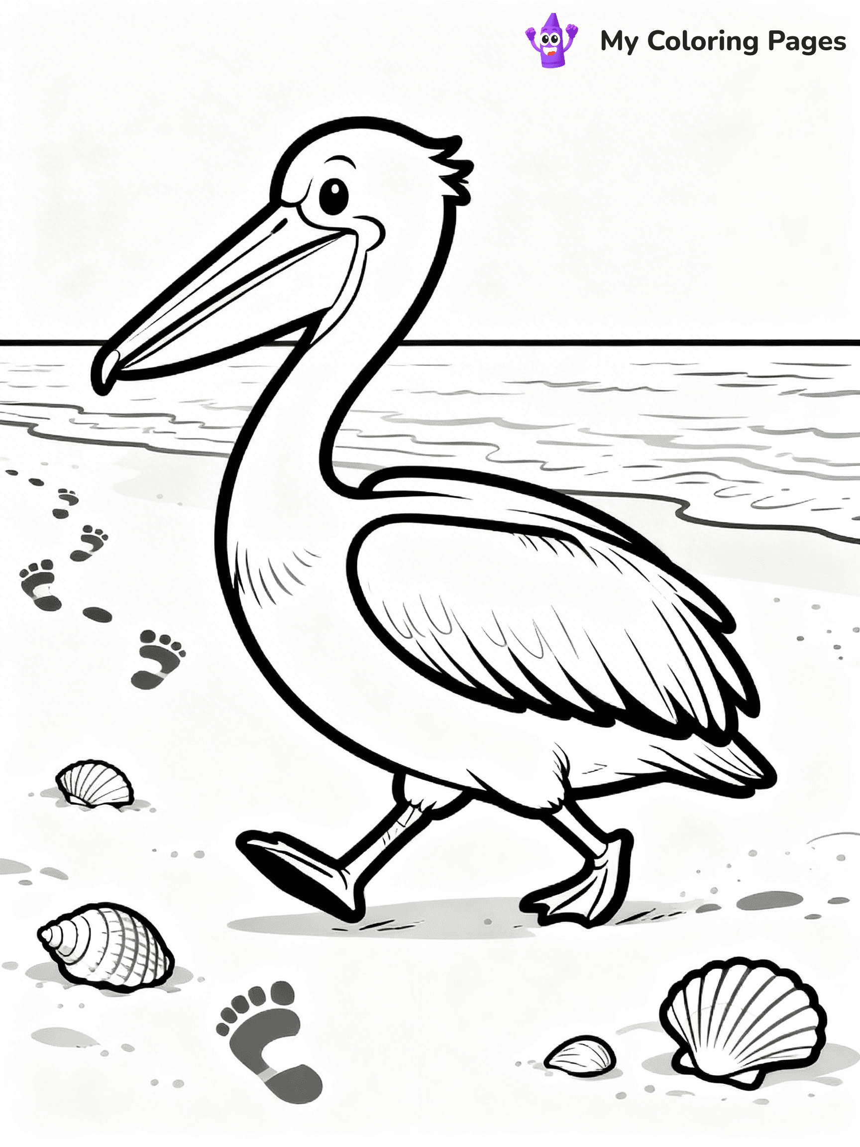 Pelican Coloring Pages - 16