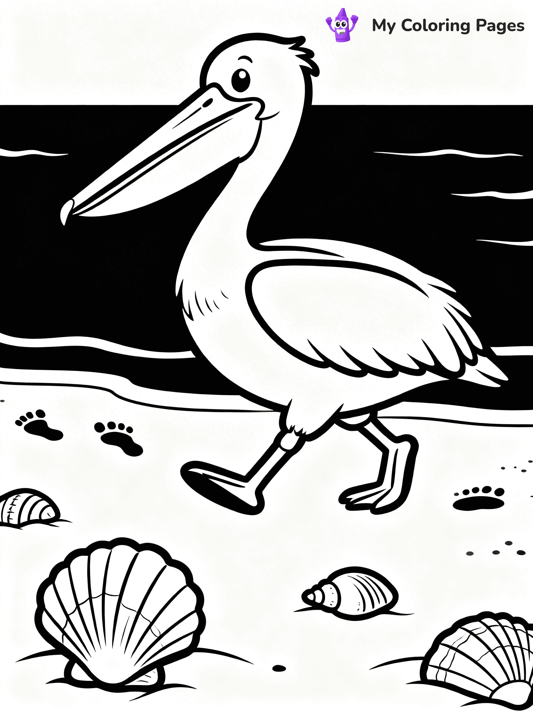 Pelican Coloring Pages - 15